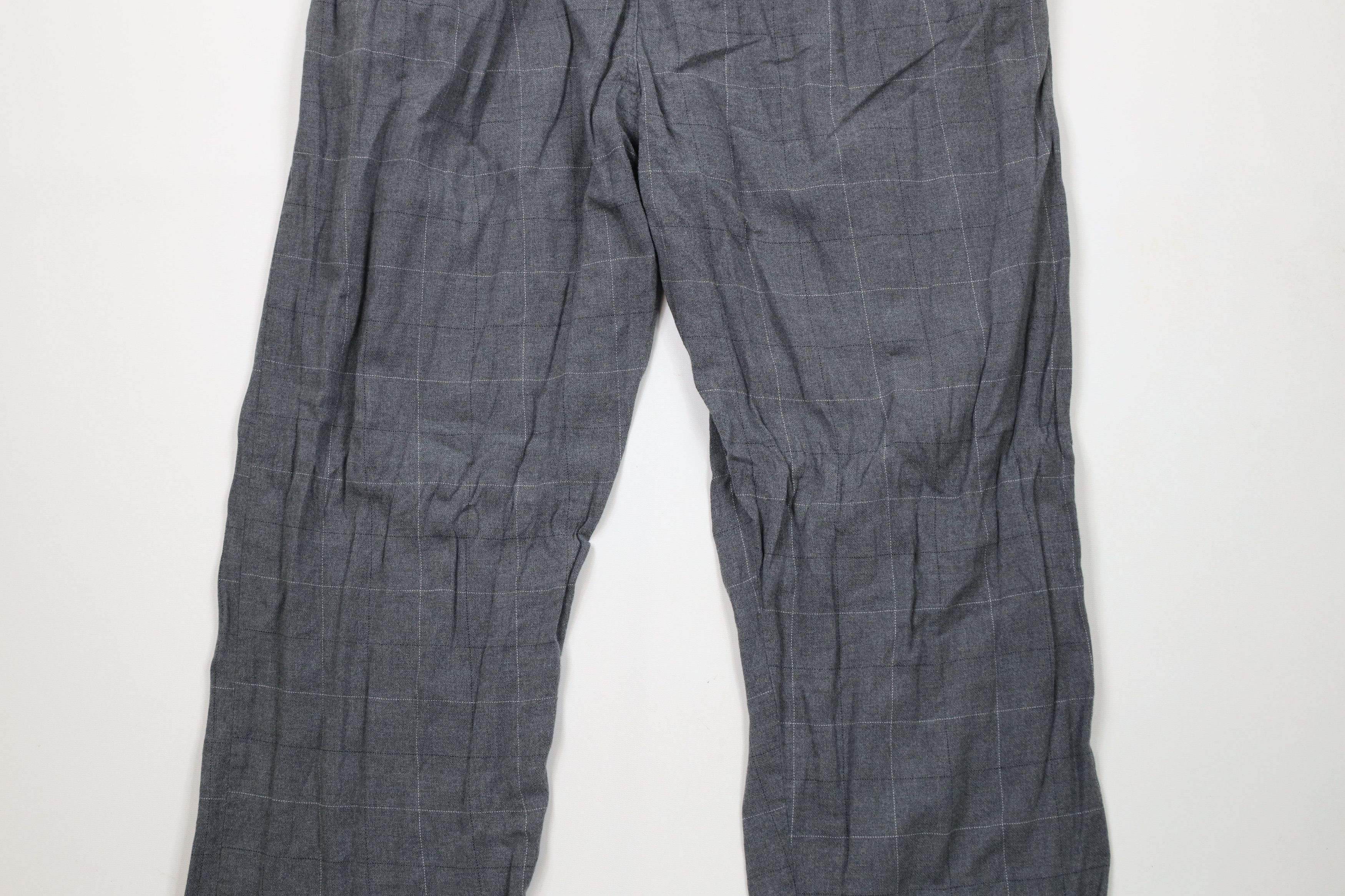 Ralph Lauren × Vintage Vintage Y2K Ralph Lauren Wide Leg Flannel Pajamas Pants Gray Size US 38 / EU 54 - 13 Thumbnail