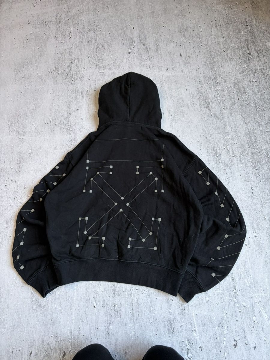 Off-White Off white hoodie backbone arrows hoodie Size US S / EU 44-46 / 1 - 2 Thumbnail