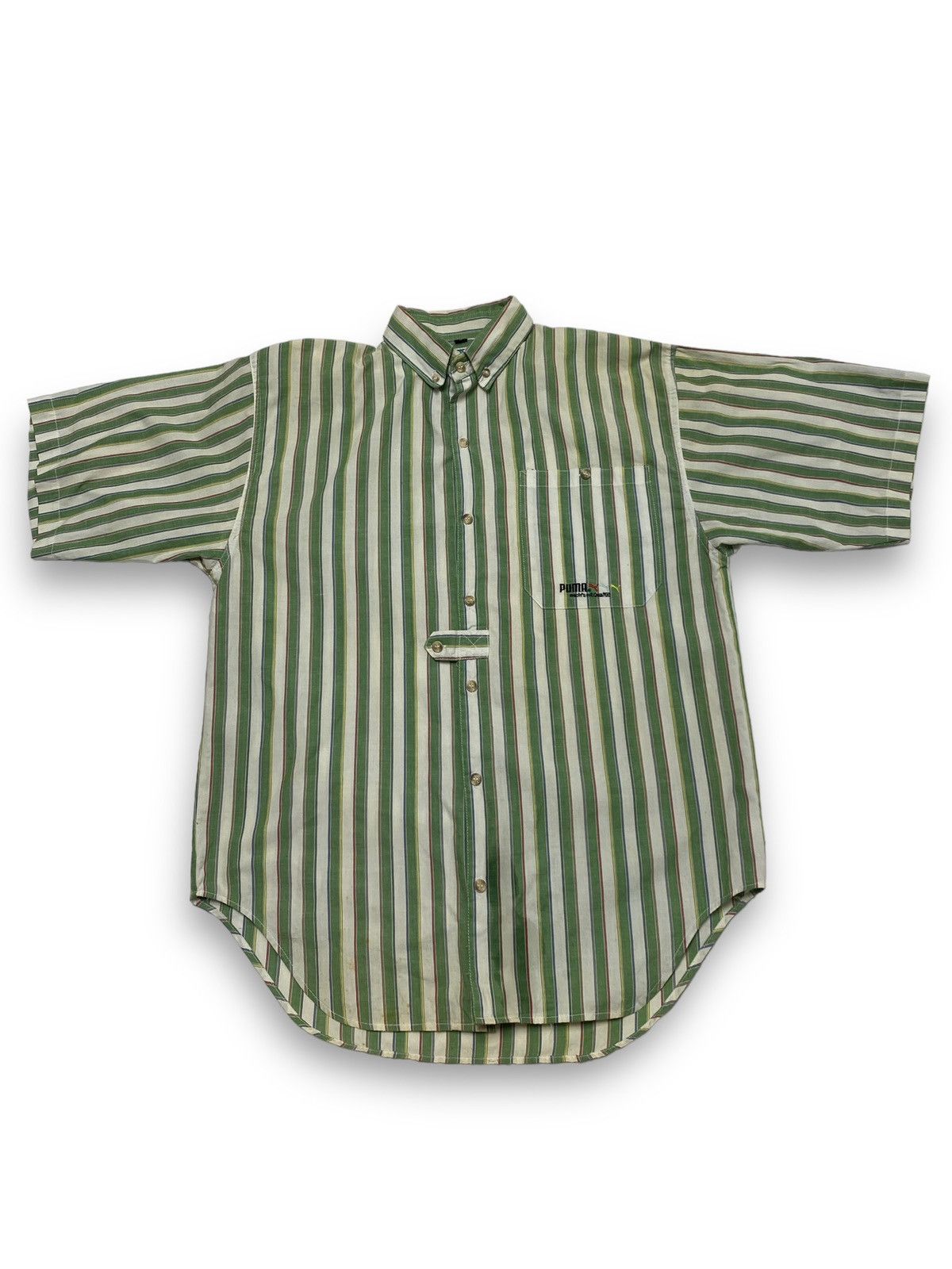 Puma 90s Vintage PUMA Tailored For Sport Crazy Button Up Size US L / EU 52-54 / 3 - 1 Thumbnail