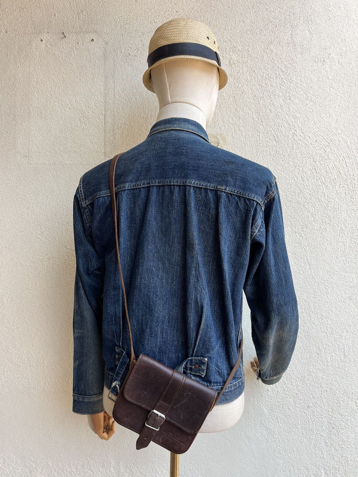 Leather Vintage Thielemann GMBH Scratches Patina Leather Mini Bag Size ONE SIZE - 4 Thumbnail