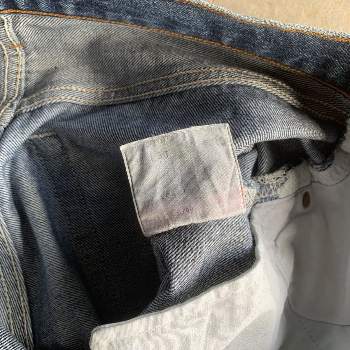 Levi's 1990’s Vtg Levi’s 501 Distressed Denim Ankle Pants Size US 31 - 9 Thumbnail