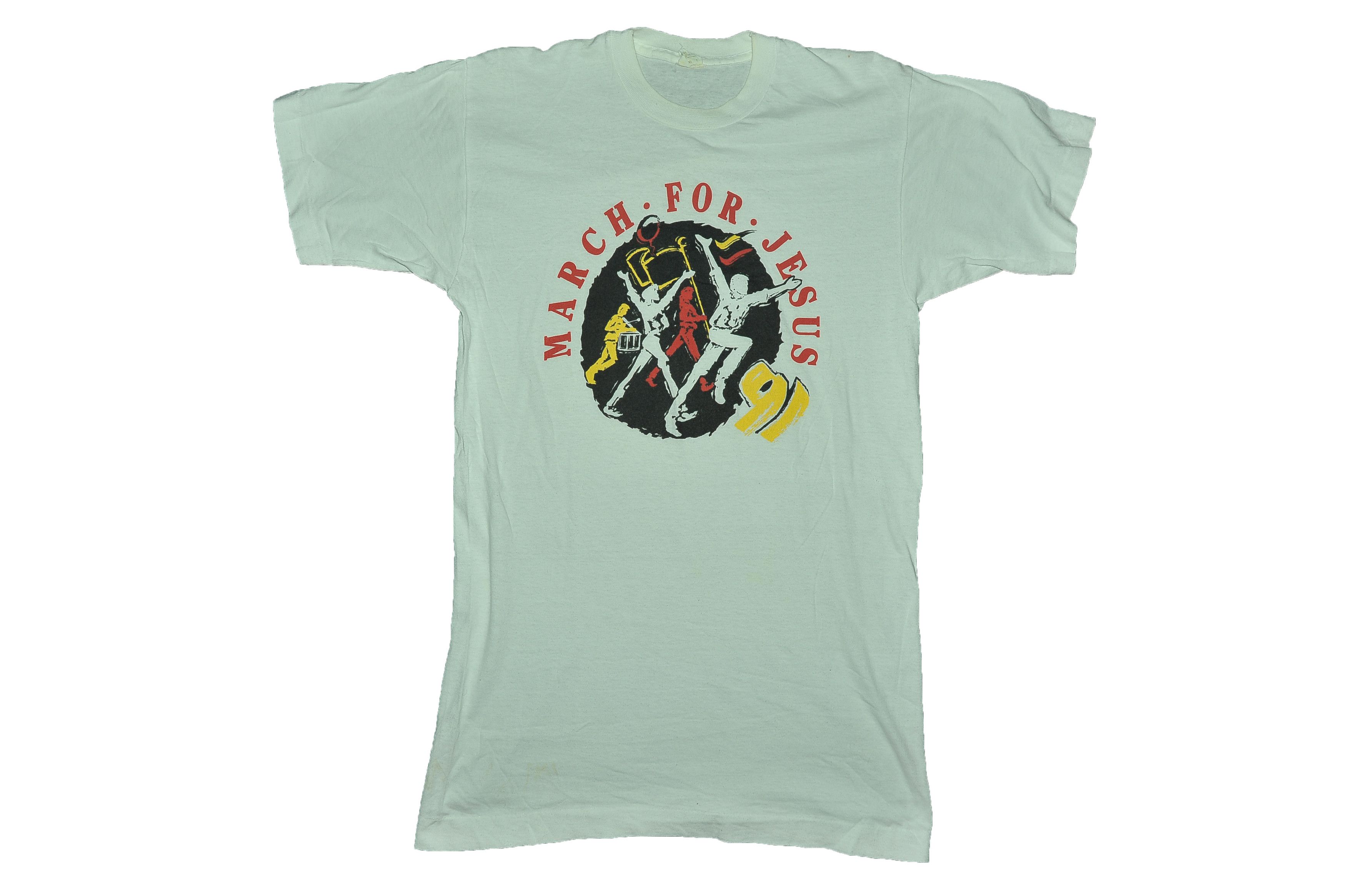 Other Vintage 90s March For Jesus 91 T-shirt Size US S / EU 44-46 / 1 - 1 Thumbnail