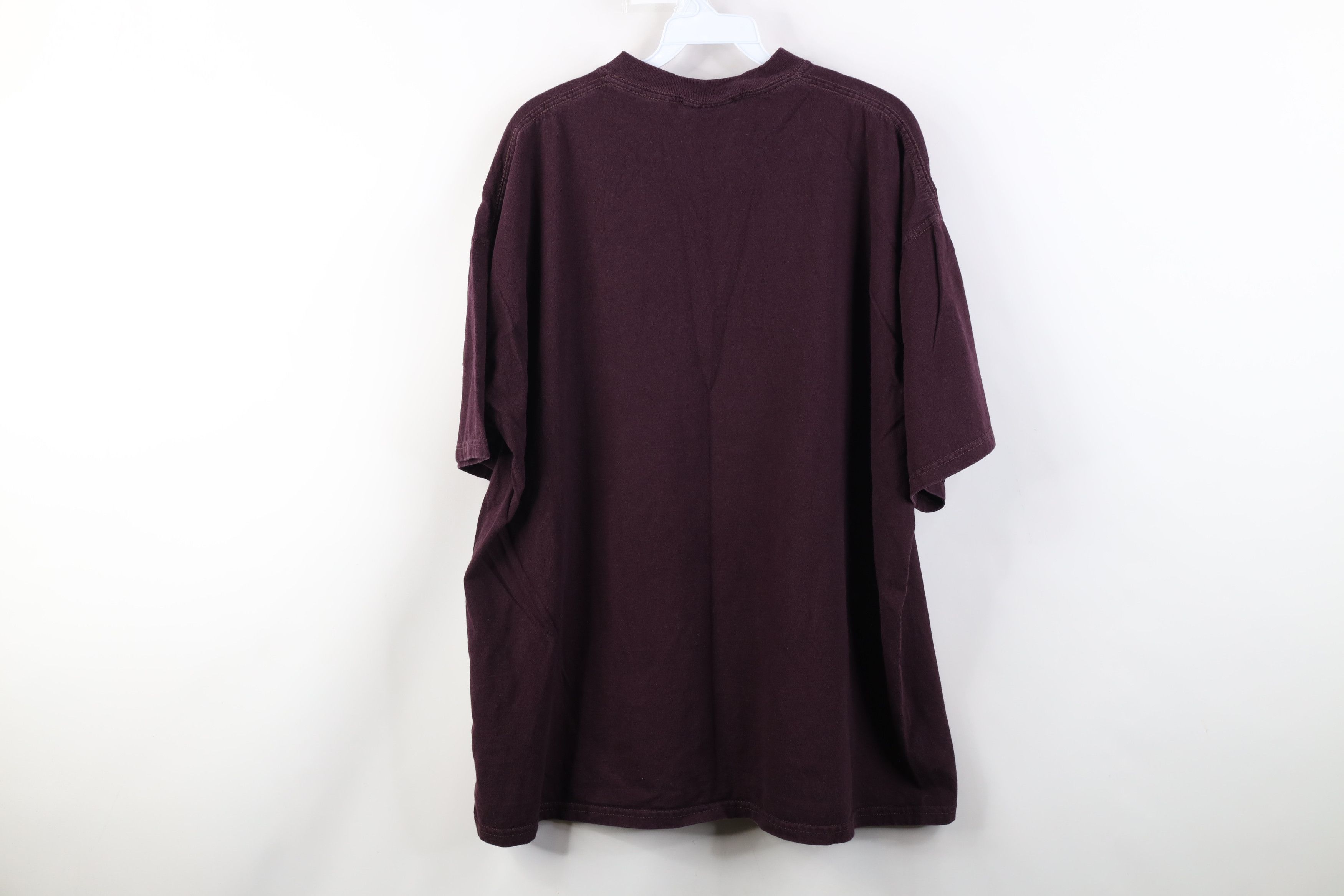 Russell Athletic Vintage 90s Y2K Russell Athletic Blank Cotton T-Shirt Purple Size US XL / EU 56 / 4 - 11 Thumbnail