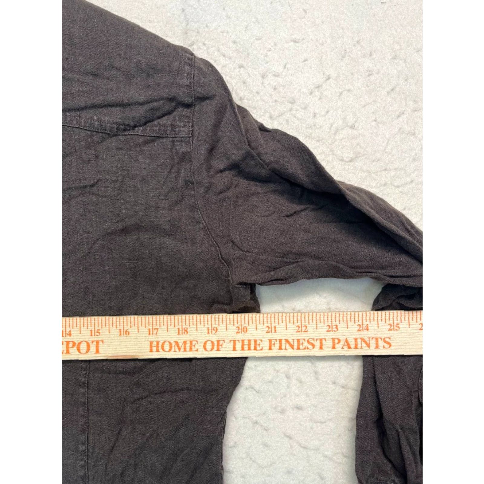 Vintage Chico's Button-Up Linen Brown Women Size 2 See Pics Size XS / US 0-2 / IT 36-38 - 3 Thumbnail