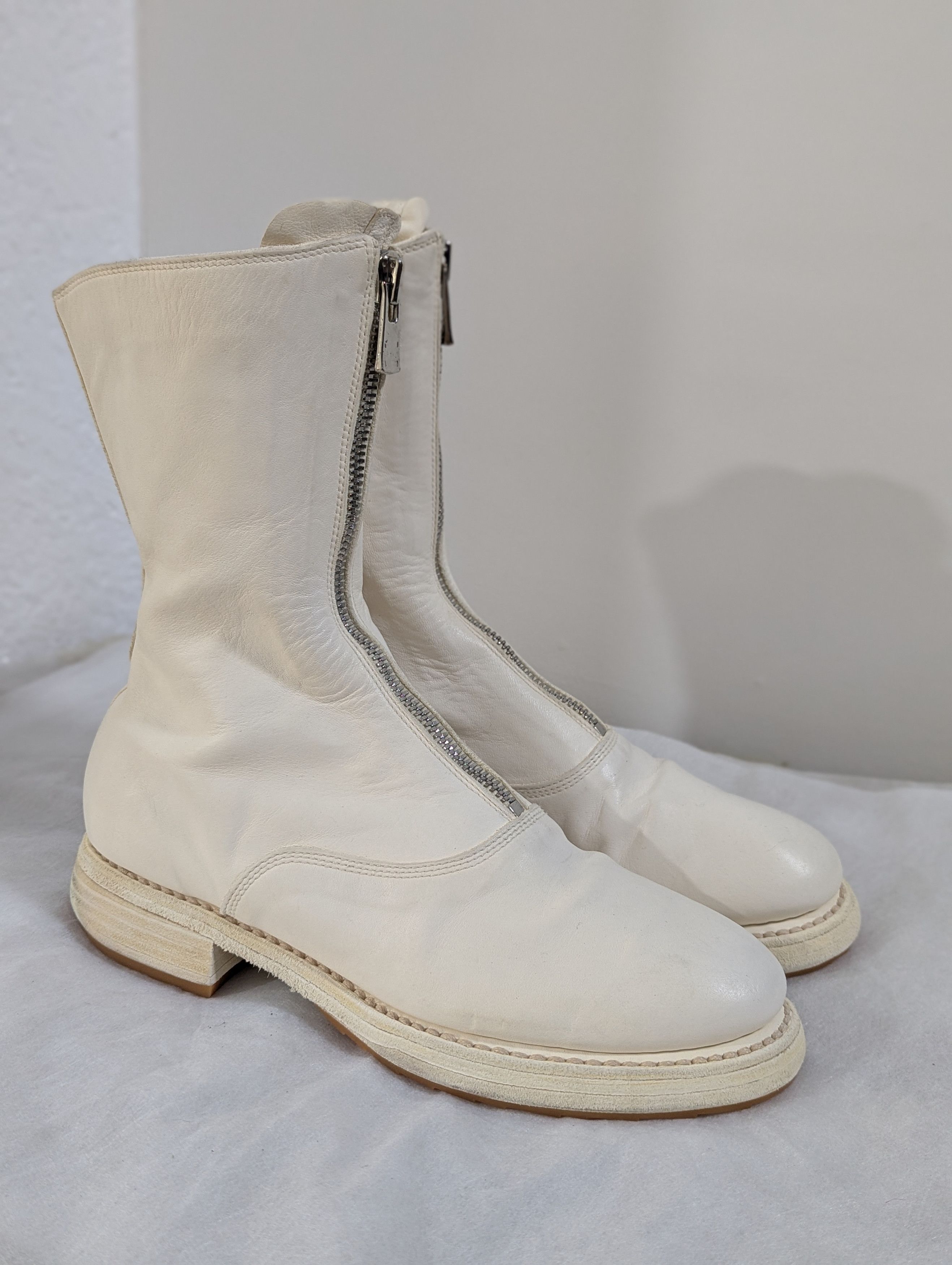 ショートブーツ・ブーティ GUIDI '310' ankle boots White Guidi 310 Ankle Boots | White | FARFETCH GE