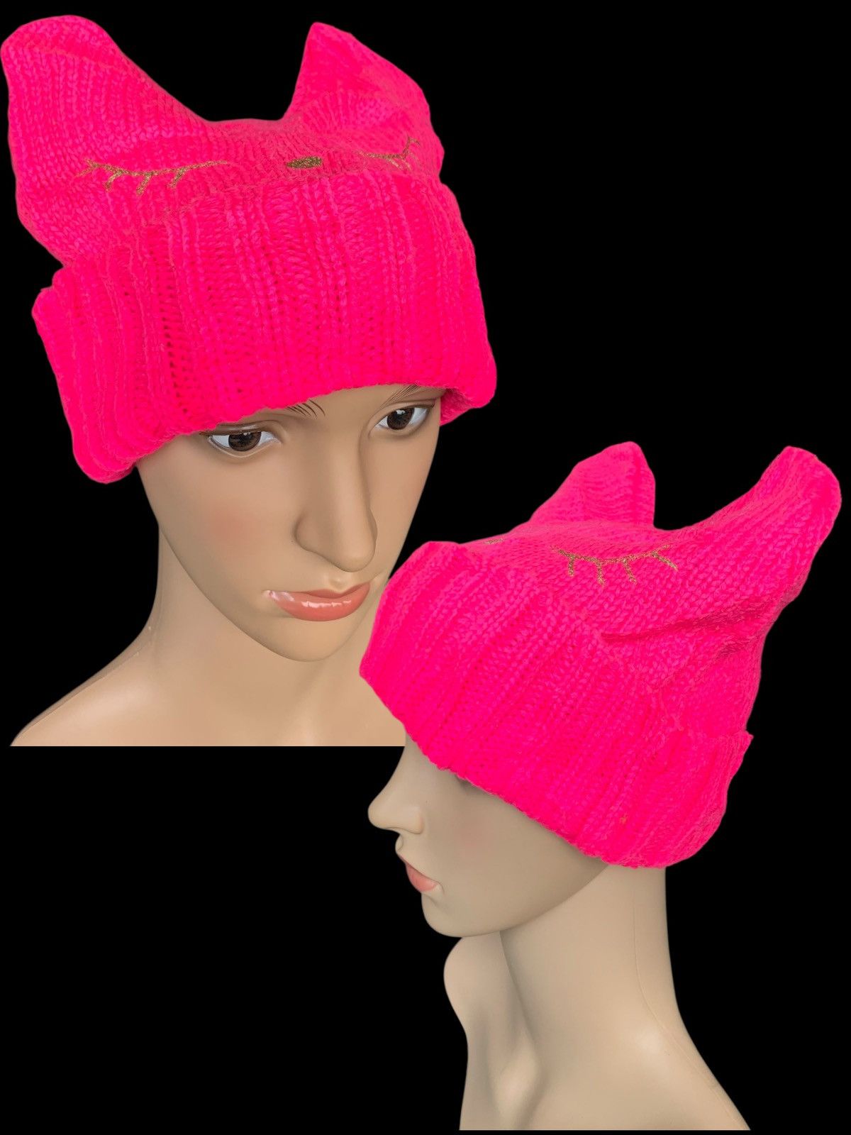Japanese Brand × Kapital × Vintage Devil Horn Knitt Beanie Hat Size ONE SIZE - 1 Thumbnail