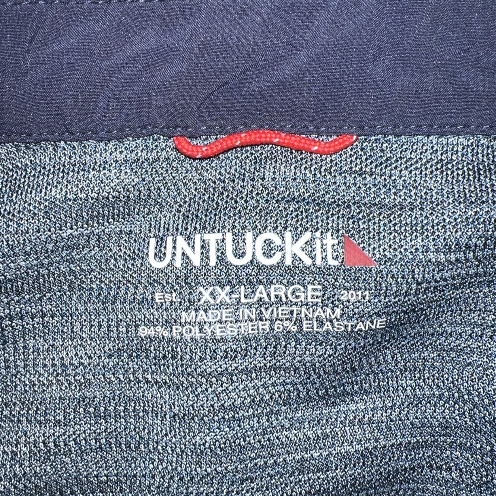 UNTUCKit UNTUCKit Polo Shirt Gray Mens 2XL Regular Size Polo Shirt Gray Untuckit Mens 2XL (Gray) Size US XXL / EU 58 / 5 - 5 Thumbnail