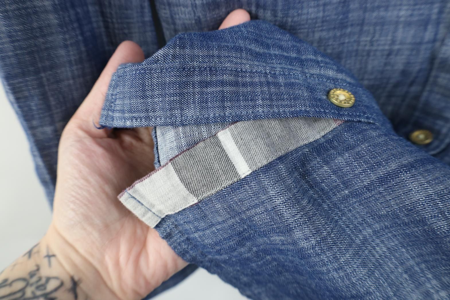 Barbour Barbour Winter Tartan Chambray Collared Button Shirt Blue Size M / US 6-8 / IT 42-44 - 6 Thumbnail