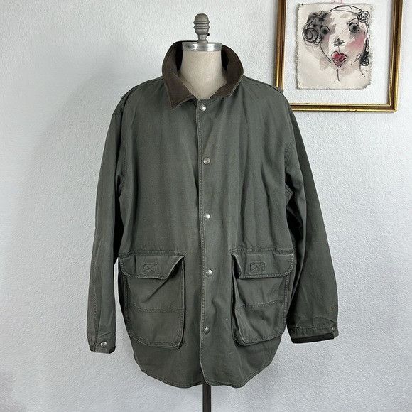 Woolrich Woolen Mills Woolrich Loden VTG Wool Lined Leather Collar Parka Hunting Size US XXL / EU 58 / 5 - 1 Thumbnail