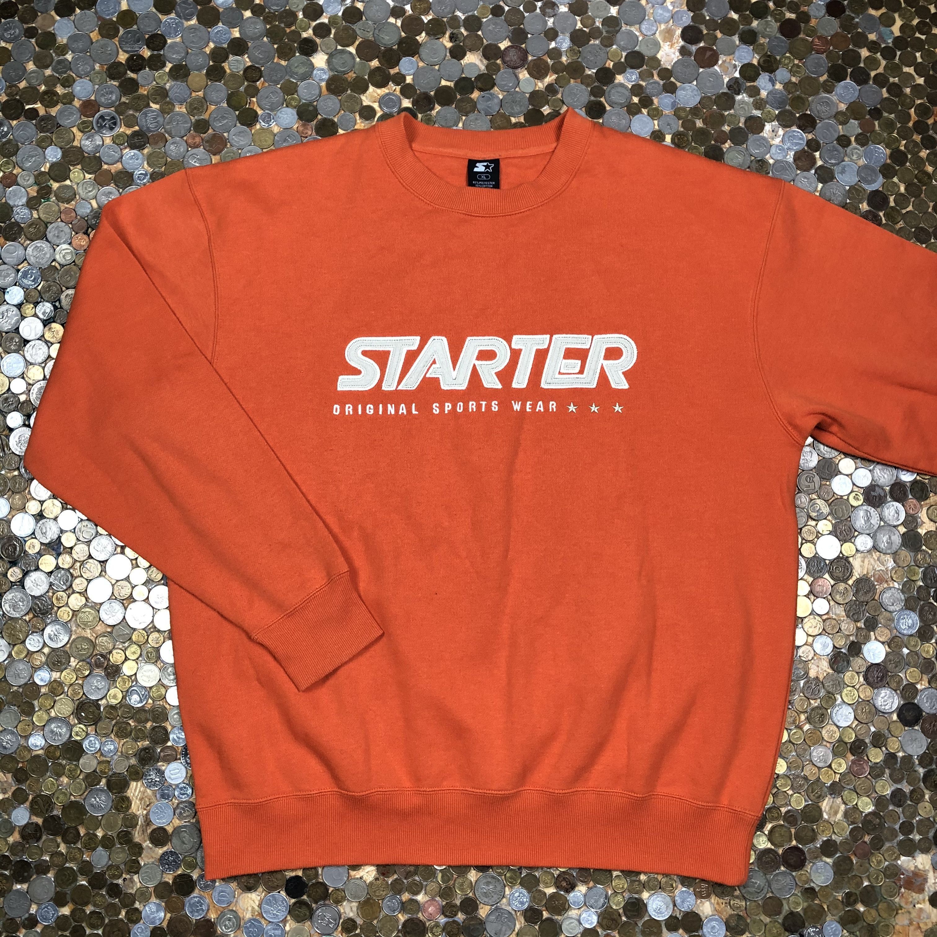 Starter Starter Vinage Crewneck SpellOut 90's Size US XL / EU 56 / 4 - 1 Thumbnail