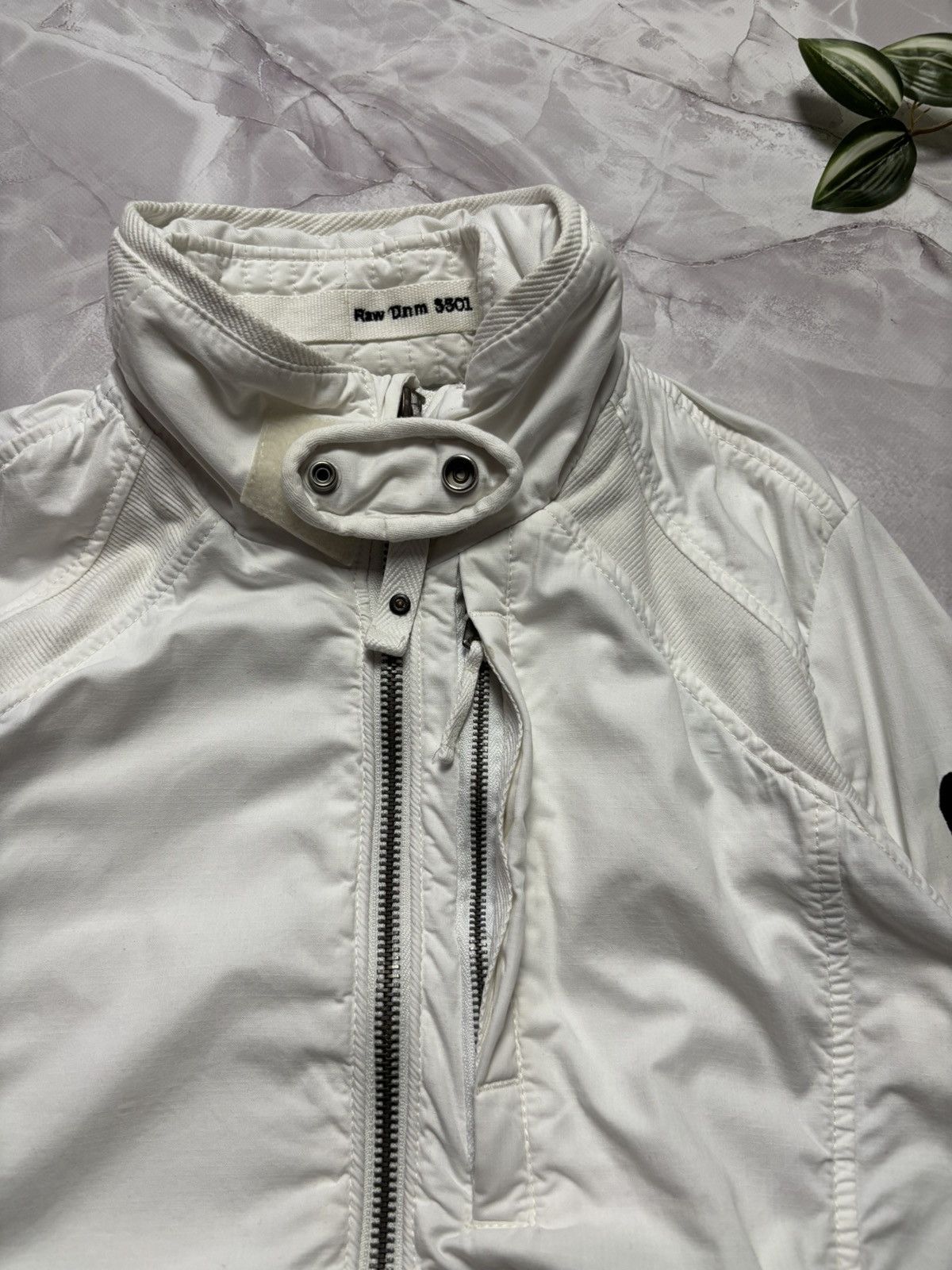 G-Star G-Star RAW Y2K 2000s Utility Military Jacket White Womens M Size M / US 6-8 / IT 42-44 - 8 Thumbnail