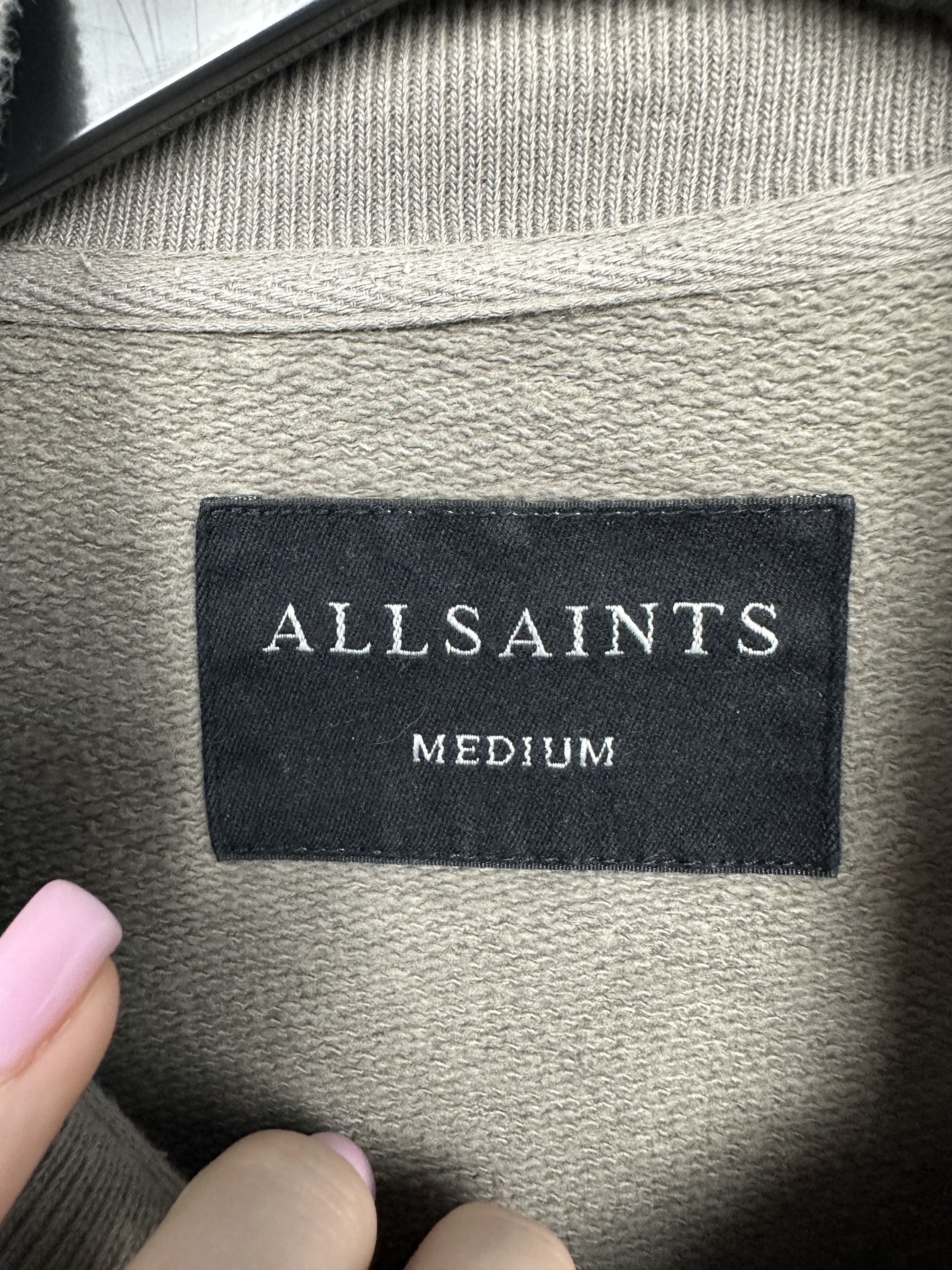 Allsaints Allsaints Vintage Mens Oldsen Bomber Jacket Zip Hoodie Size US M / EU 48-50 / 2 - 4 Thumbnail