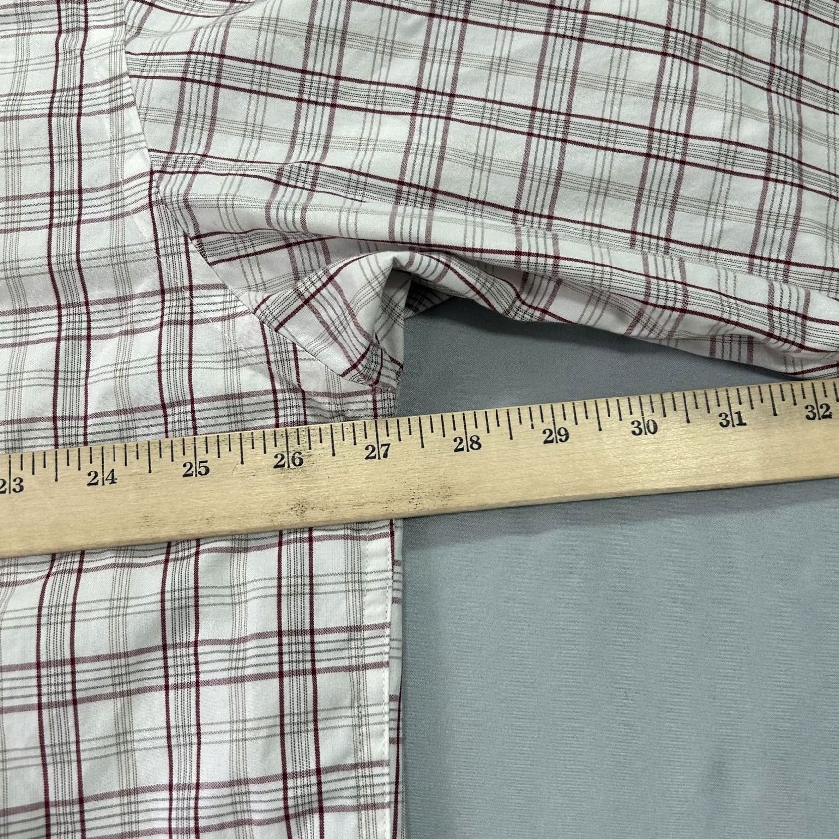 Pendleton Pendleton Shirt Mens XL White Red Plaid Button Down Long Sleeve 100% Cotton Size US XL / EU 56 / 4 - 7 Thumbnail