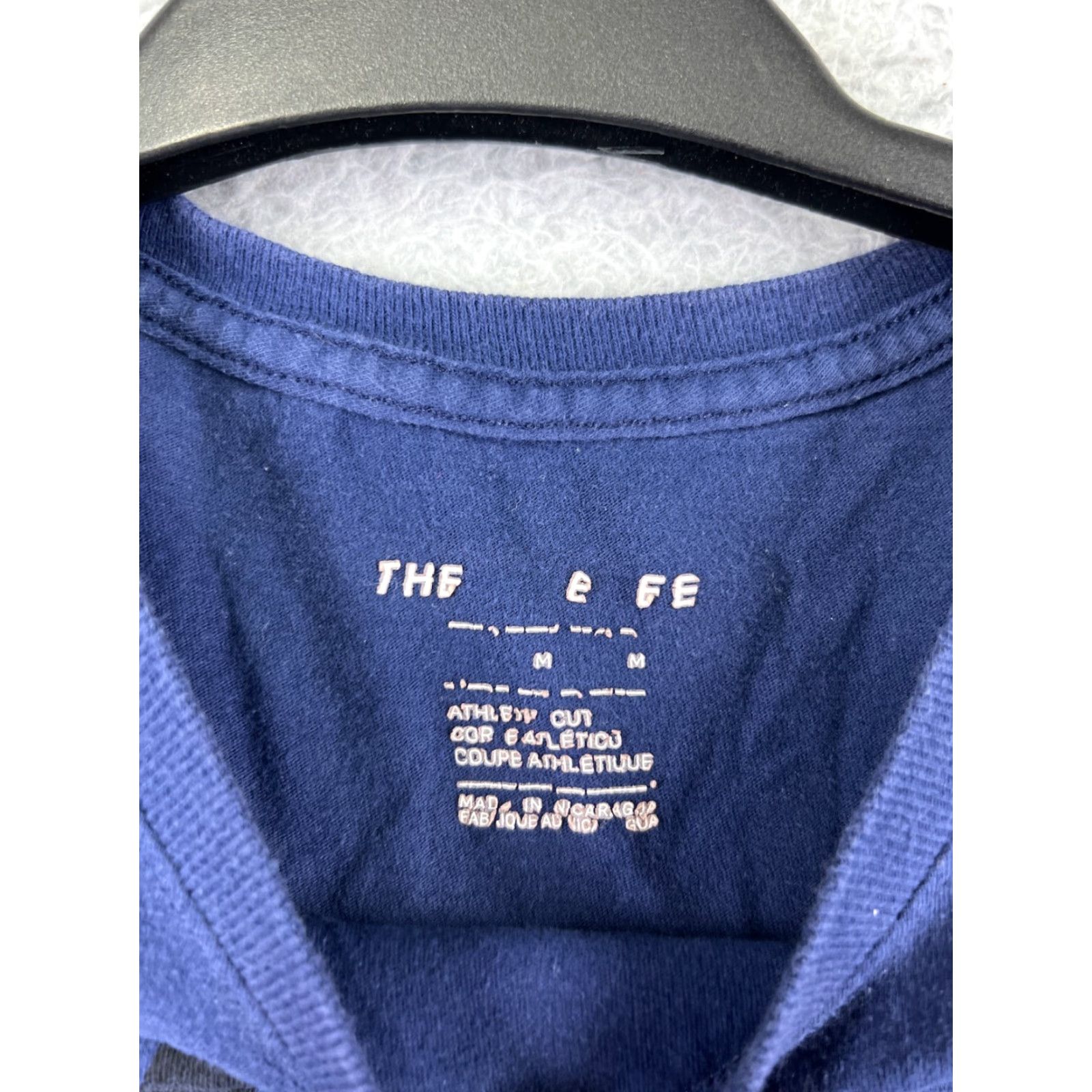 Nike Nike Shirt Men Medium Blue Spellout Swoosh Short Sleeve Crew Neck 100% Cotton US Activewear Sports Graphic Print Mens Size US M / EU 48-50 / 2 - 4 Thumbnail