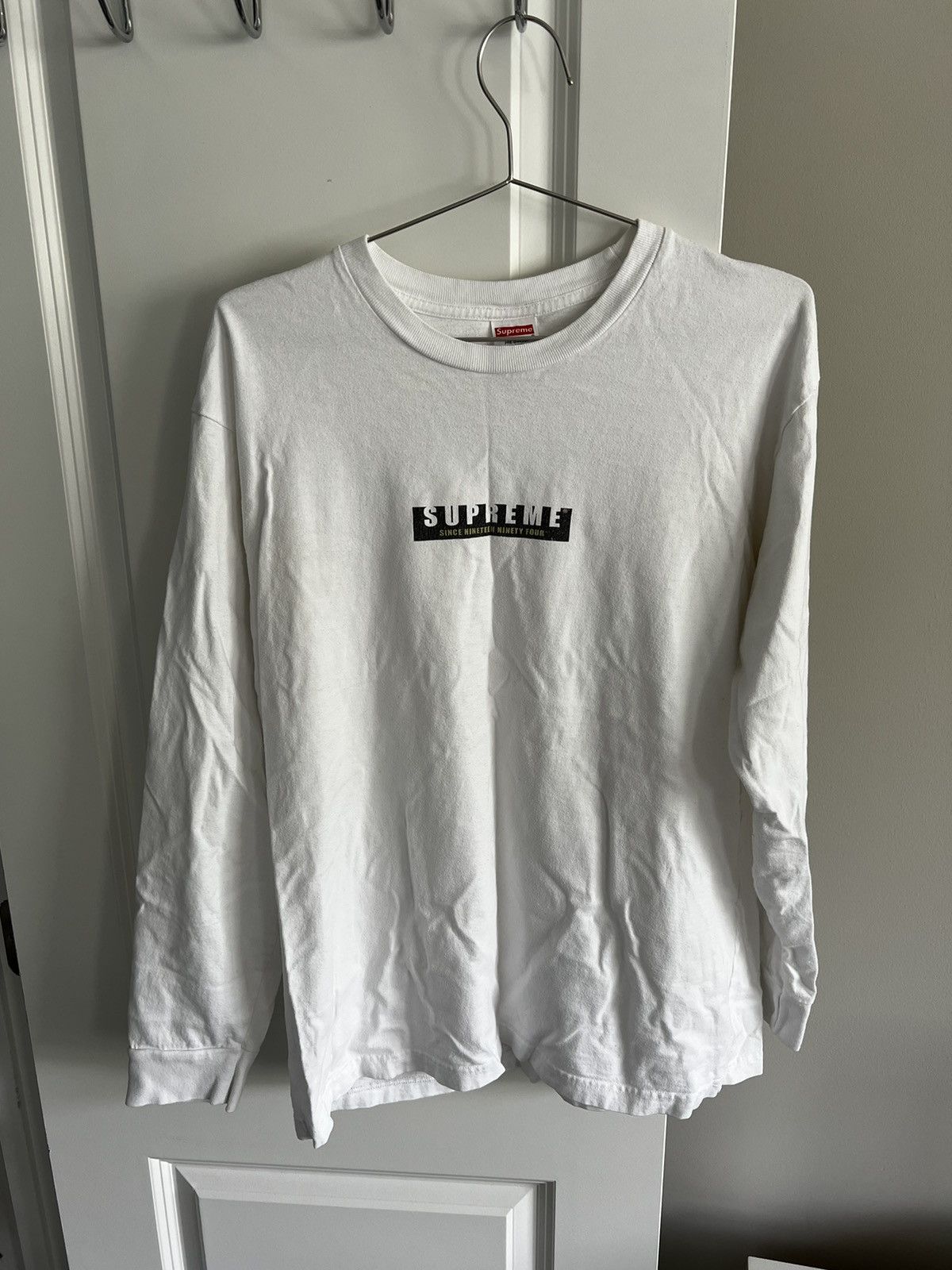 Supreme Vintage Supreme 1994 Long Sleeve Shirt Grailed