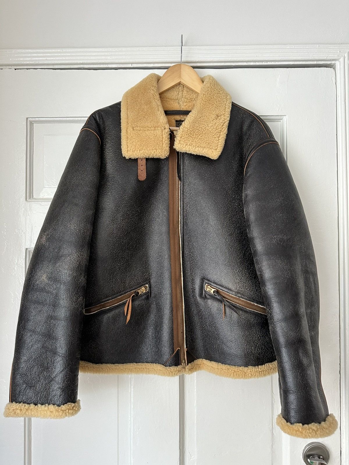 The Real McCoy's The Real Mccoy’s - D1 Shearling Coat Size US L / EU 52-54 / 3 - 1 Thumbnail