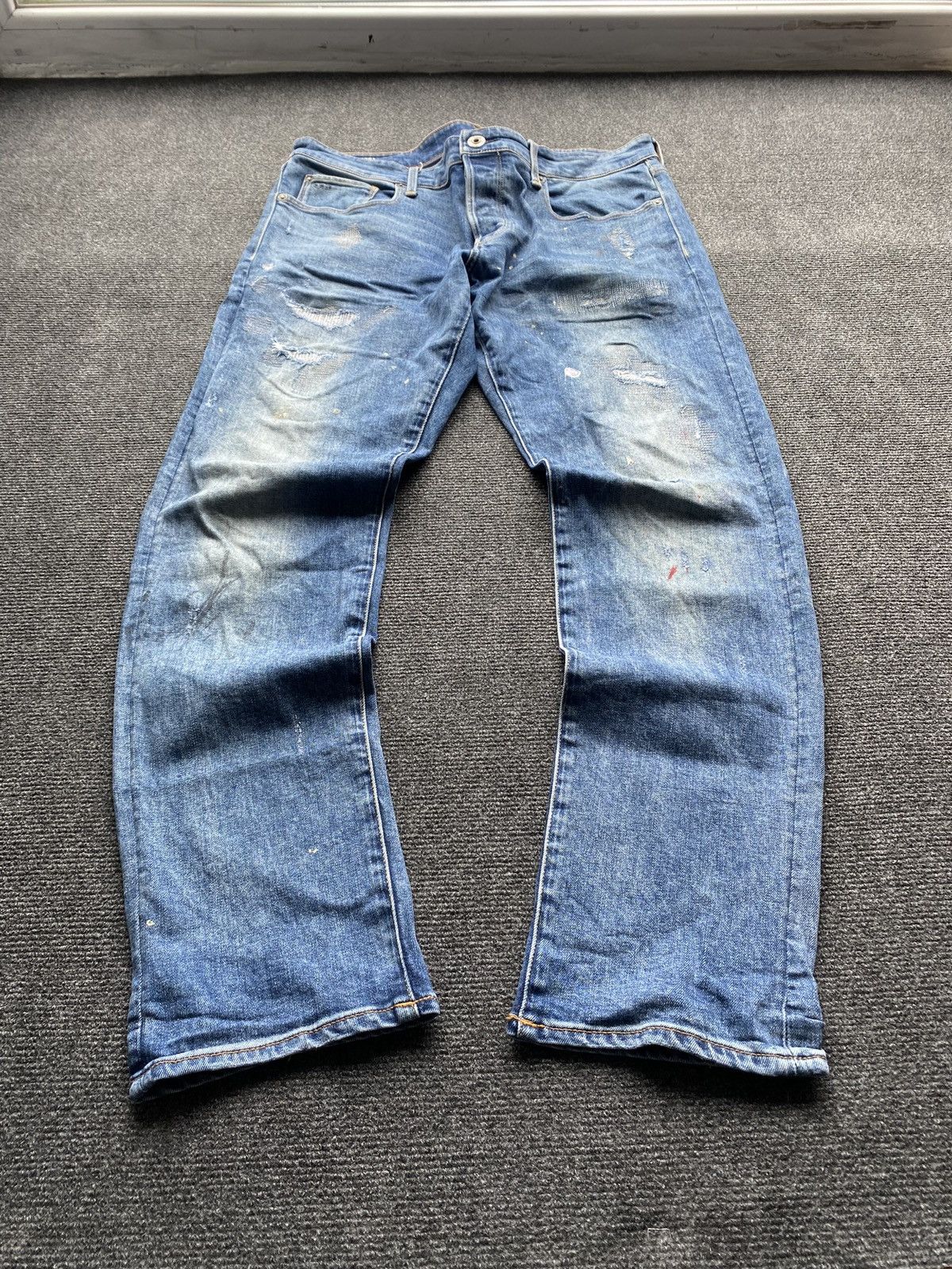 G-Star 🔥Opium Punk G Star 3301 Slim Blue jeans 34 Size US 34 / EU 50 - 1 Thumbnail