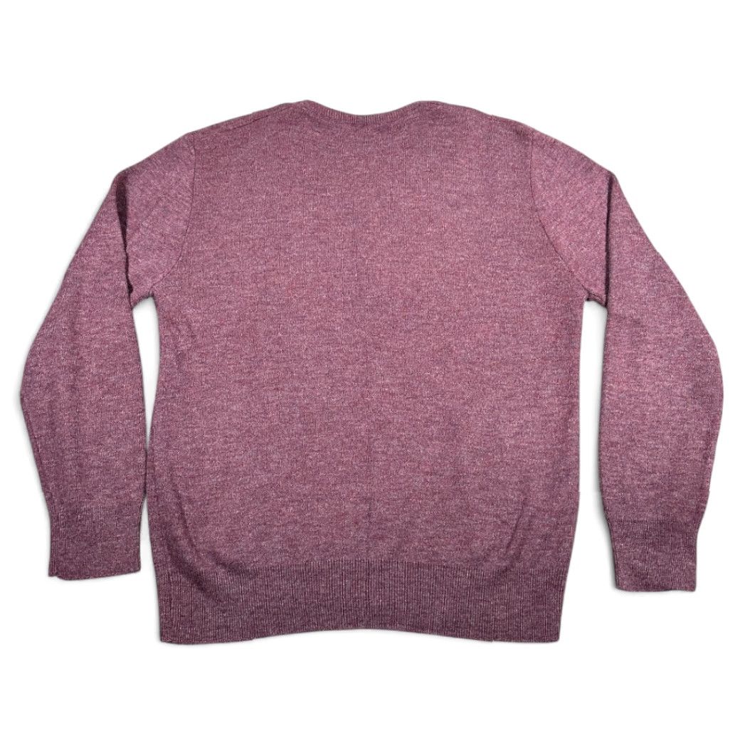 Vintage VINTAGE Royal Knight Sweater Shirt Adult MEDIUM Purple Speckled Acrylic V-Neck USA 70s Mens Size US M / EU 48-50 / 2 - 3 Thumbnail