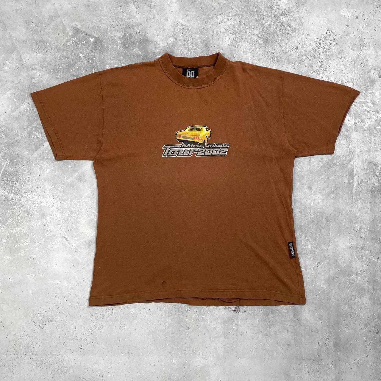 Band Tees Vintage Bohse Onkelz Tour 2002 Dopamine T Shirt Brown L/XL Size US XL / EU 56 / 4 - 1 Thumbnail