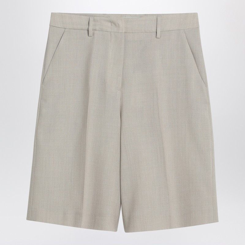 Golden Goose Golden Goose Beige Melange Wool-Blend Bermuda Size 27" / US 4 / IT 40 - 1 Thumbnail