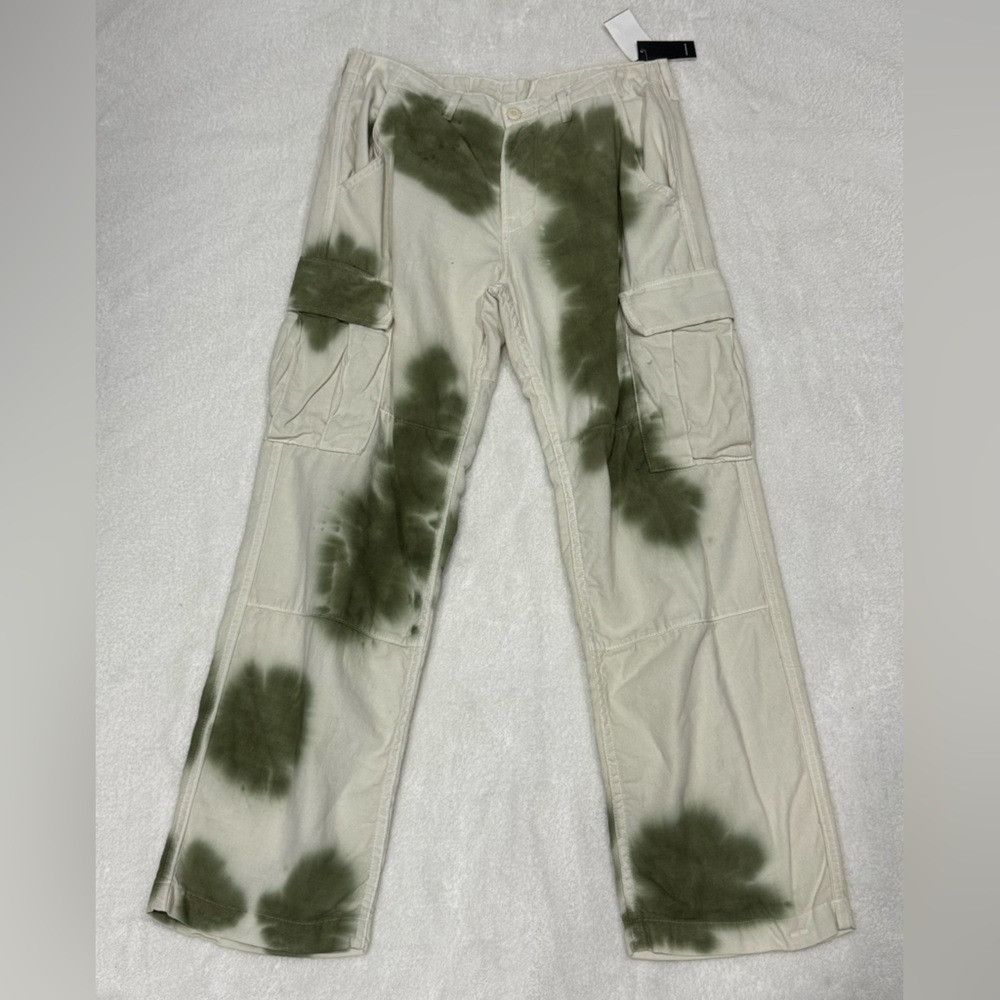 NSF NSF Tie-Dye Cargo Pants White Army Blotch Dye Men’s Size 32 Size US 32 / EU 48 - 2 Thumbnail