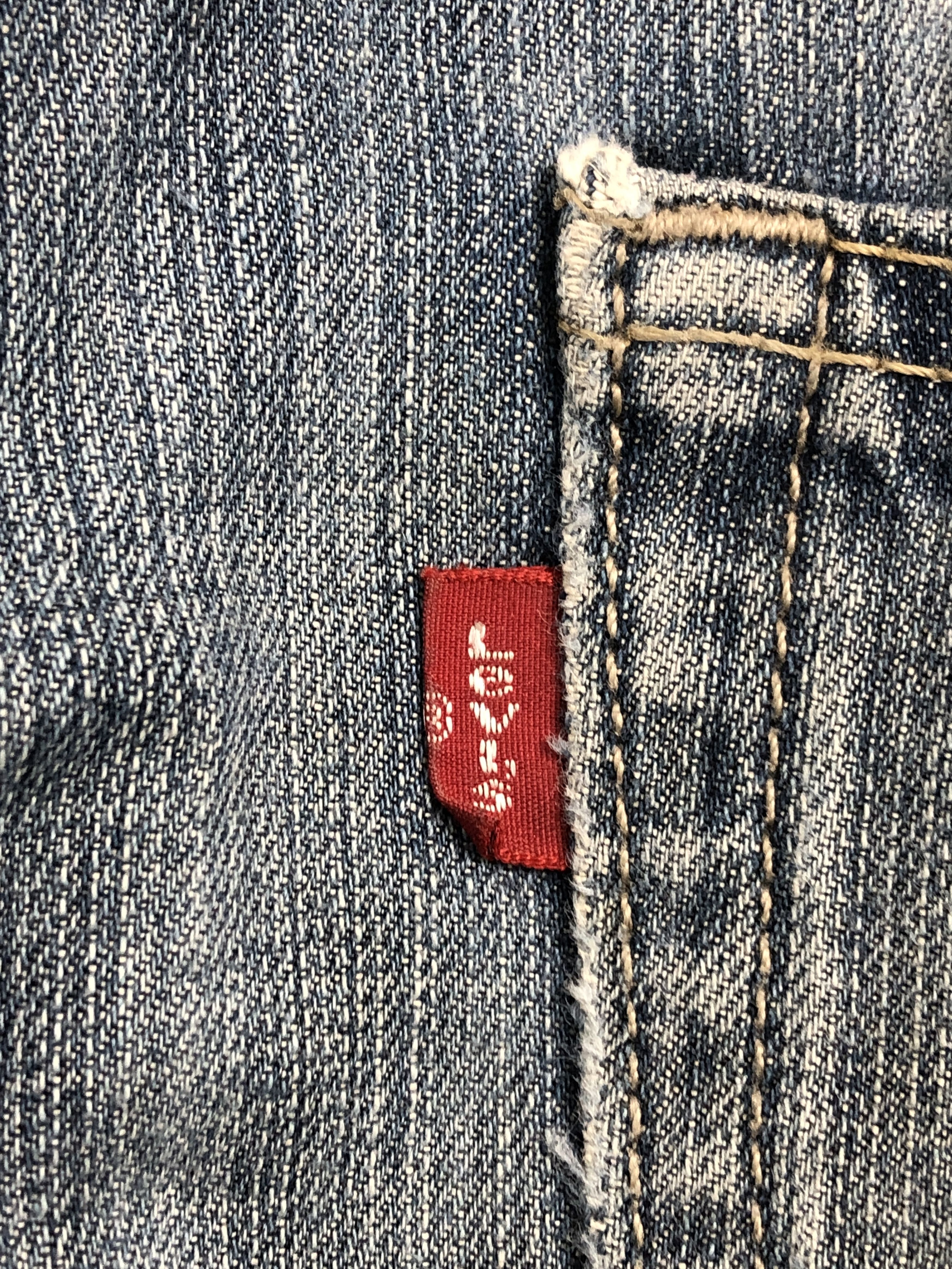 Levi's × Vintage Vintage Dirty Wash Levis 514 Slim Straight Jeans DP2462 Size US 33 - 7 Thumbnail