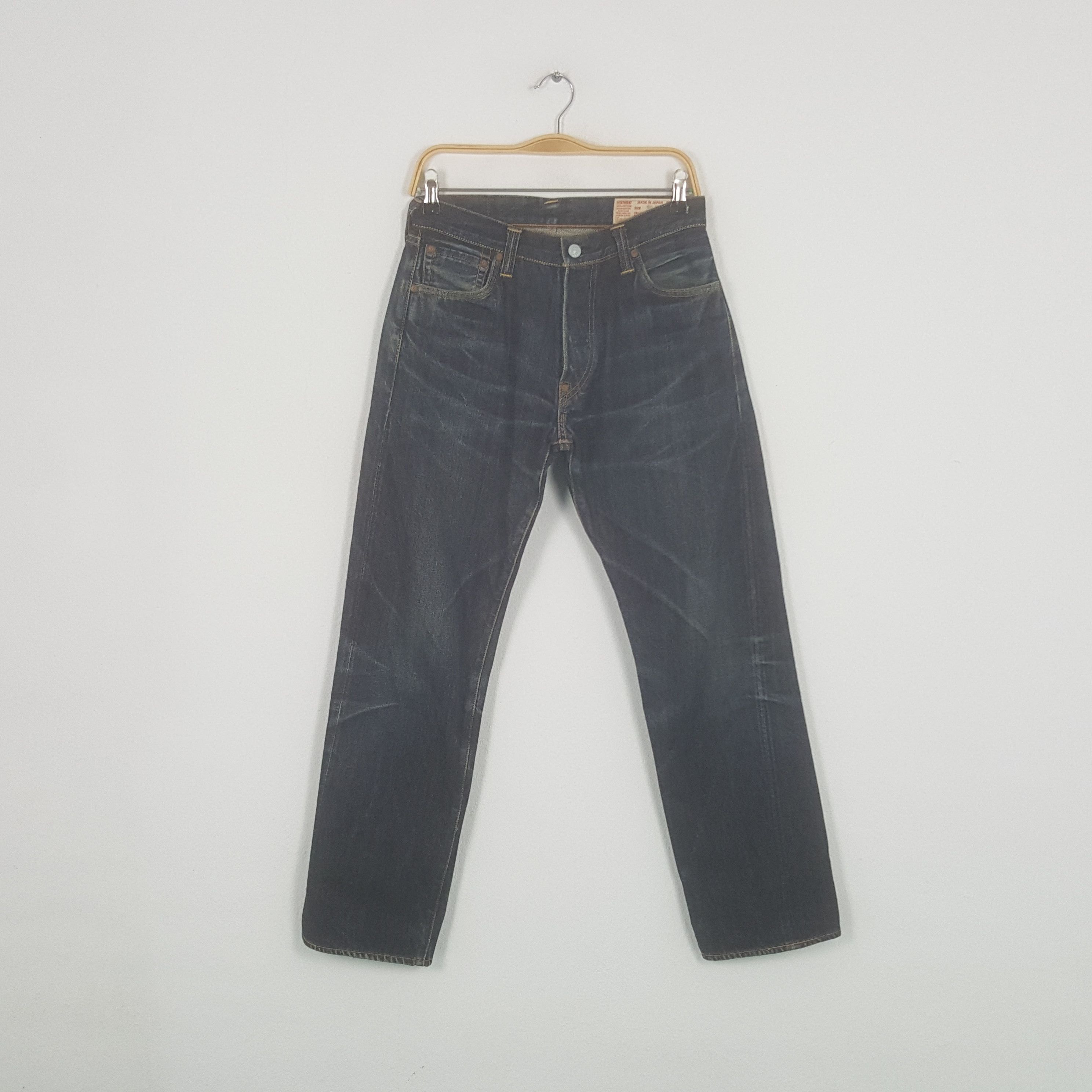 Evisu × Japanese Brand × Vintage Vintage Evisu Japanese Brand Daicock Custom Art Denim Jeans Size US 29 - 4 Thumbnail