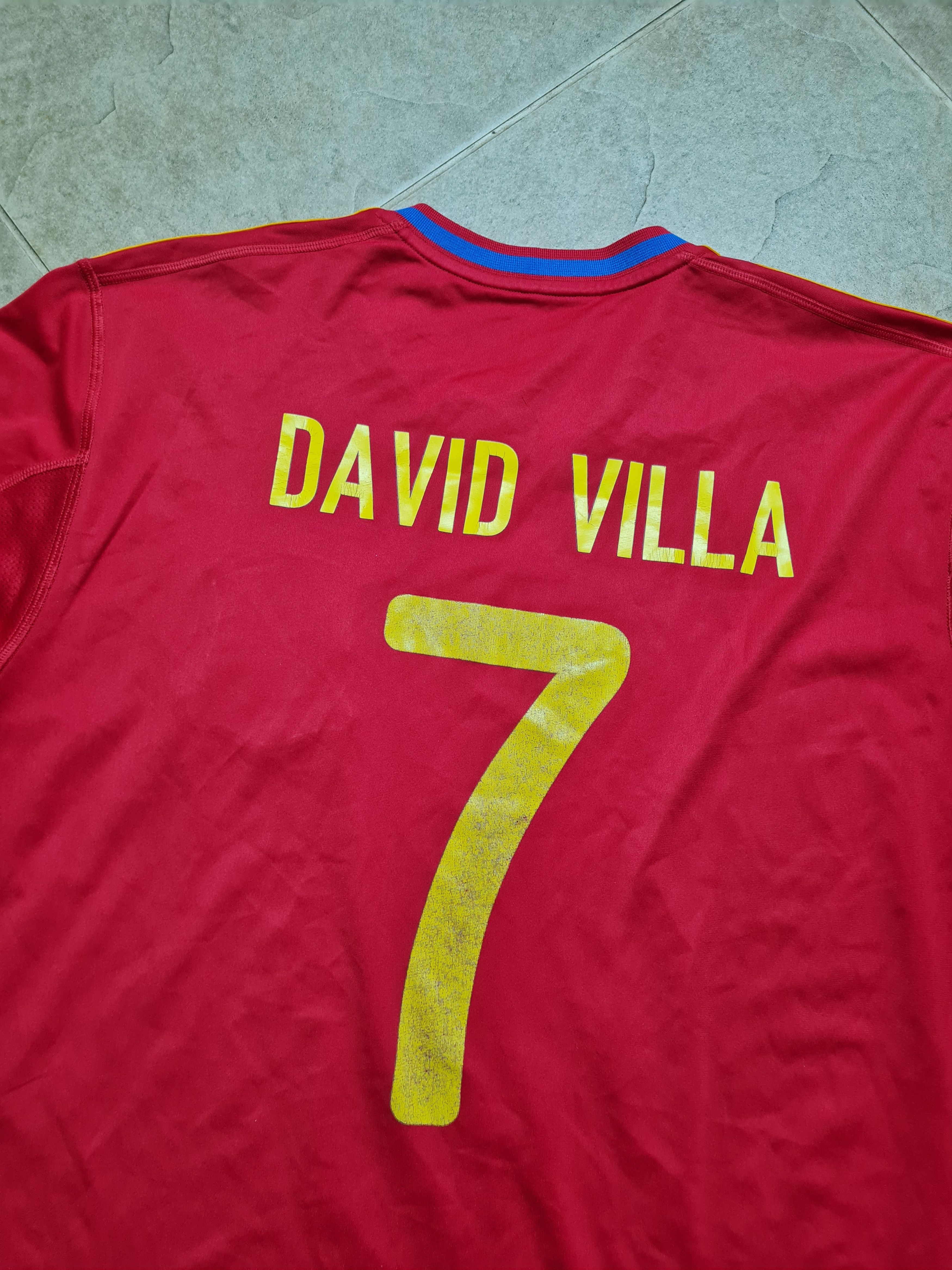 Adidas FOOTBALL JERSEY VILLA 7 SPAIN NATIONAL 10/11 WORLD WINNER Size US L / EU 52-54 / 3 - 16 Thumbnail