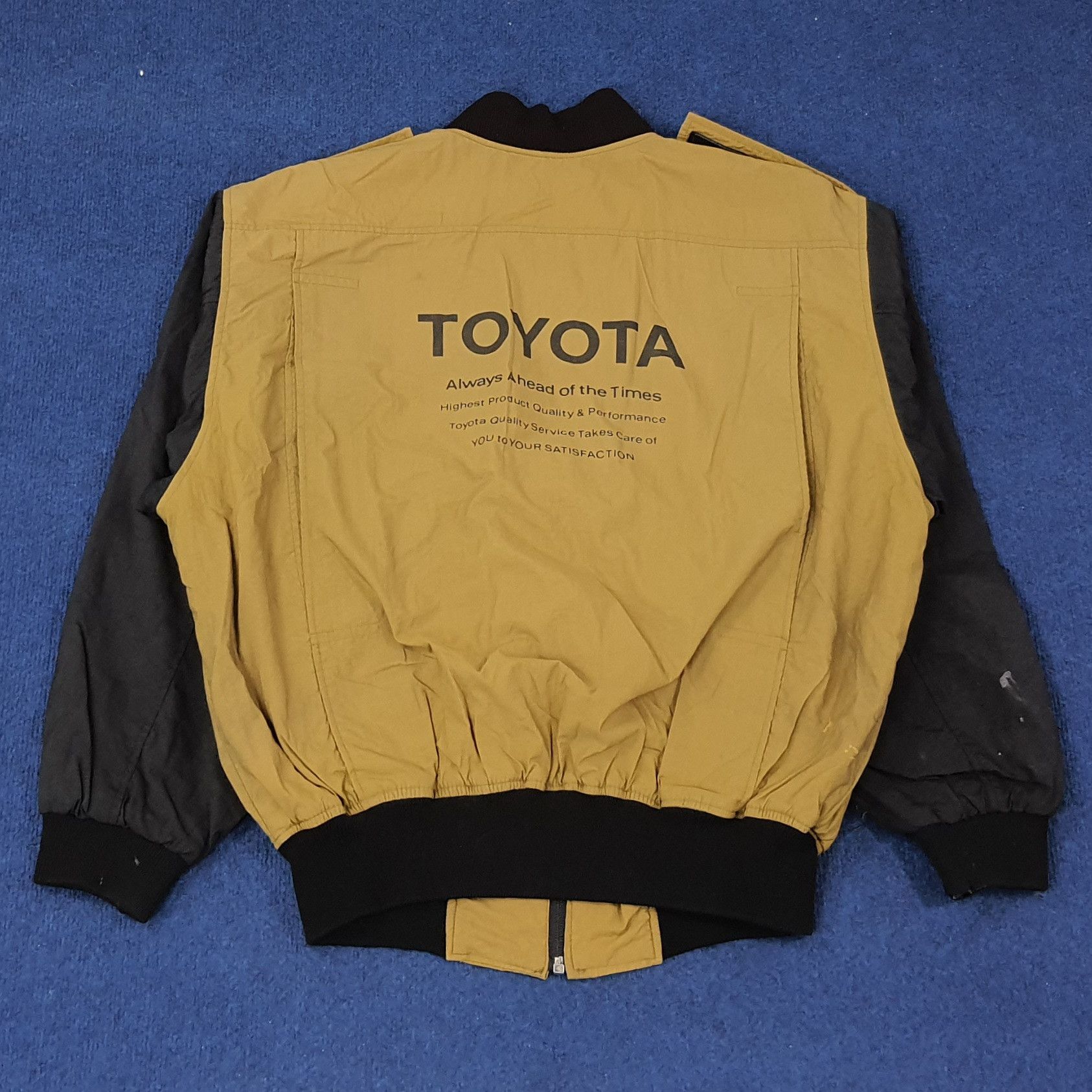 Japanese Brand × Vintage Vintage TRD Toyota Motorsports Racing Bomber Jacket C231N16 Size US L / EU 52-54 / 3 - 1 Thumbnail
