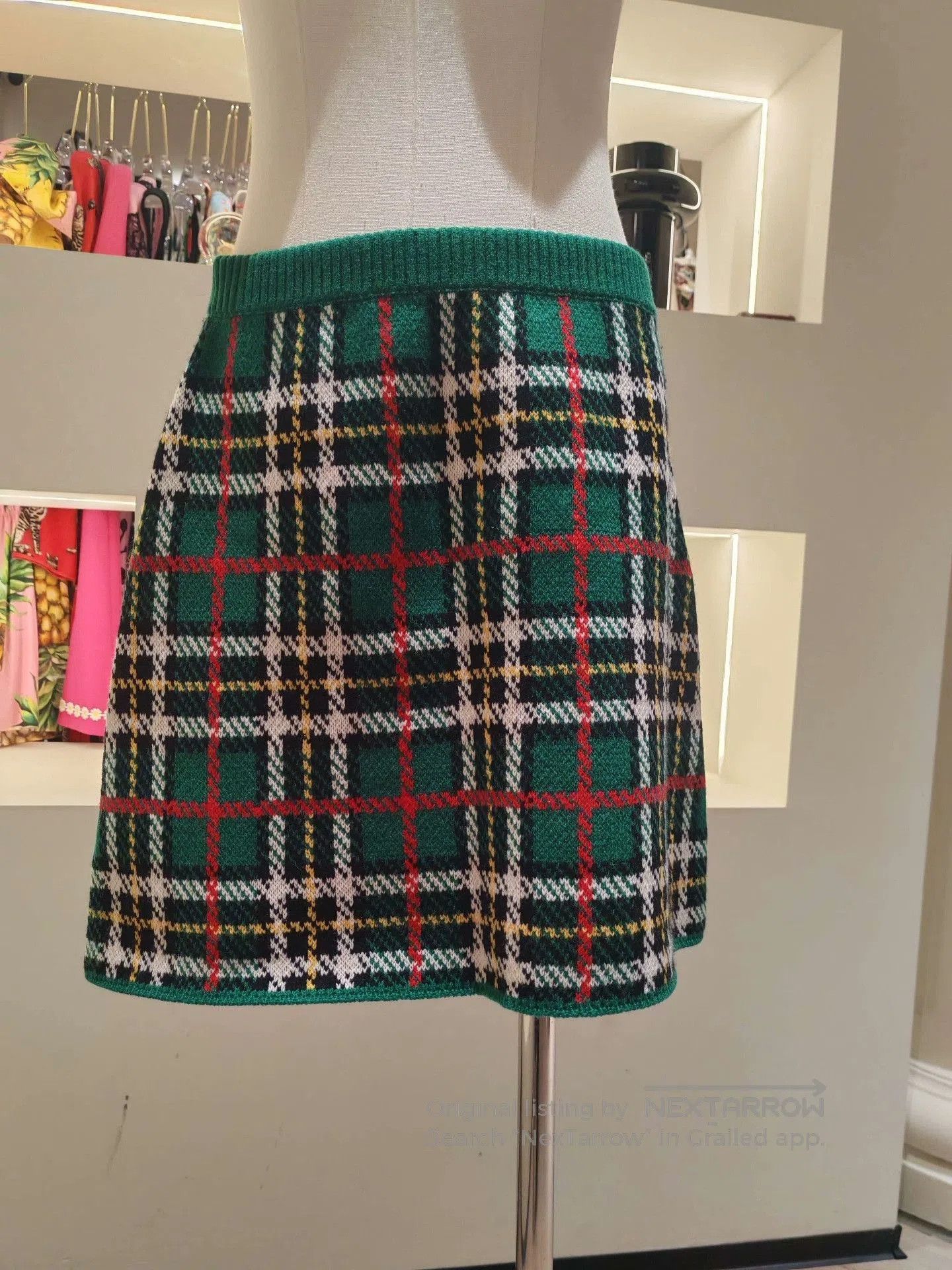 Miu Miu Miu Miu Plaid Knit Set. Size M / US 6-8 / IT 42-44 - 4 Thumbnail
