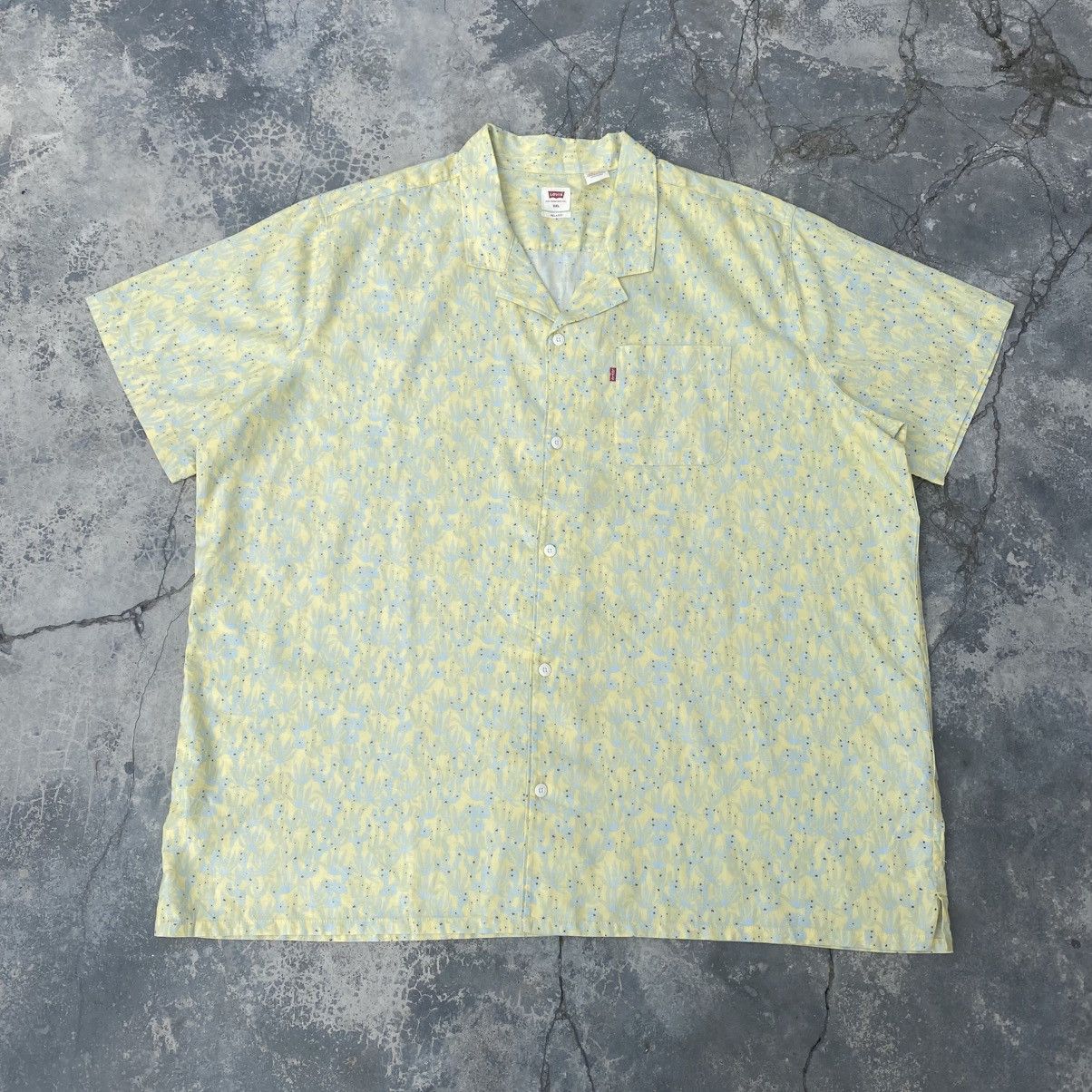 Levi's Y2K Levis Soft Lyocell Hawaii Shirt Size US XXL / EU 58 / 5 - 2 Thumbnail