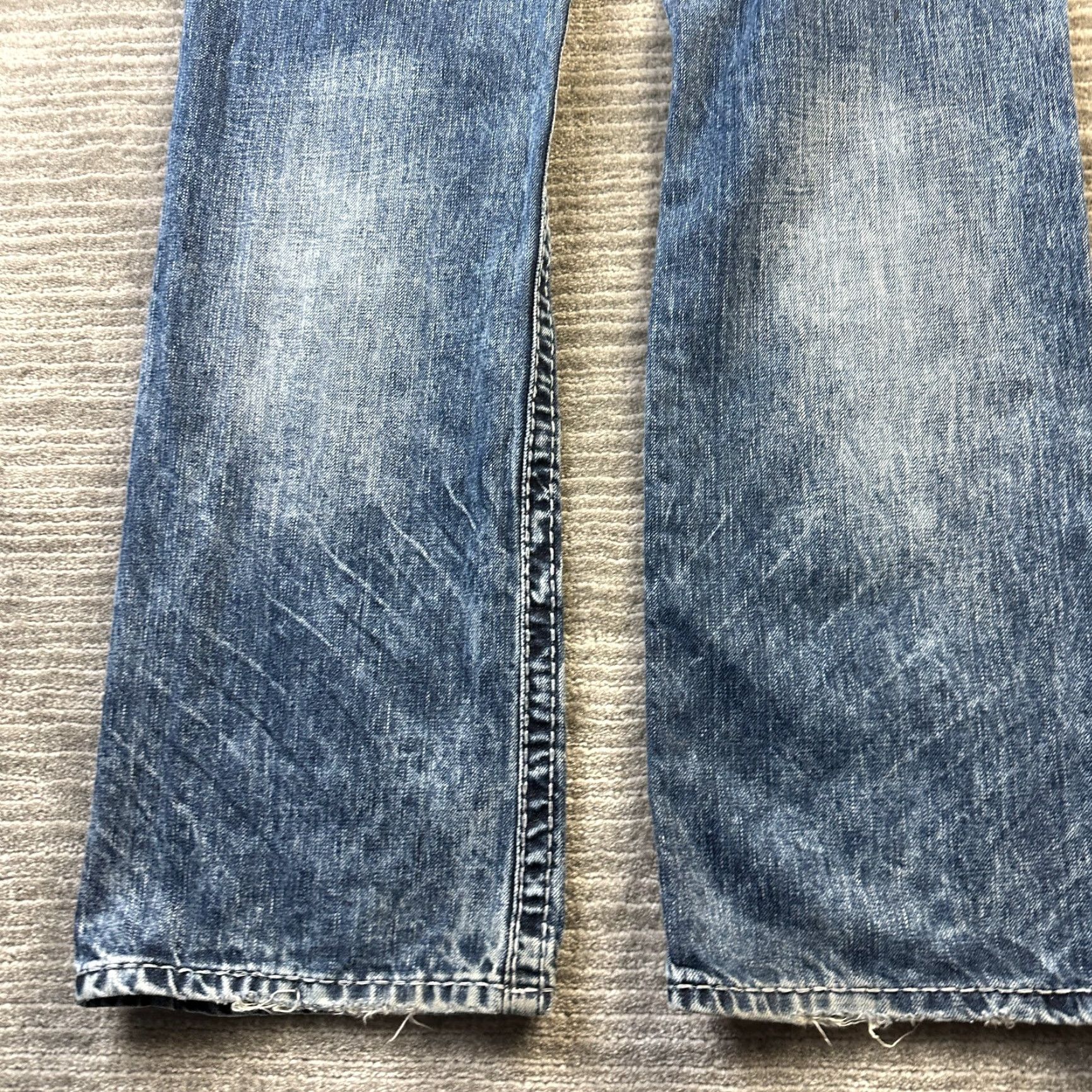 Wrangler Wrangler Jeans Mens 30x32 Blue Denim Bootcut Relaxed 5-Pocket Belt Loops Cowboy 90s Rock 47 Vintage: No Size US 30 / EU 46 - 5 Thumbnail