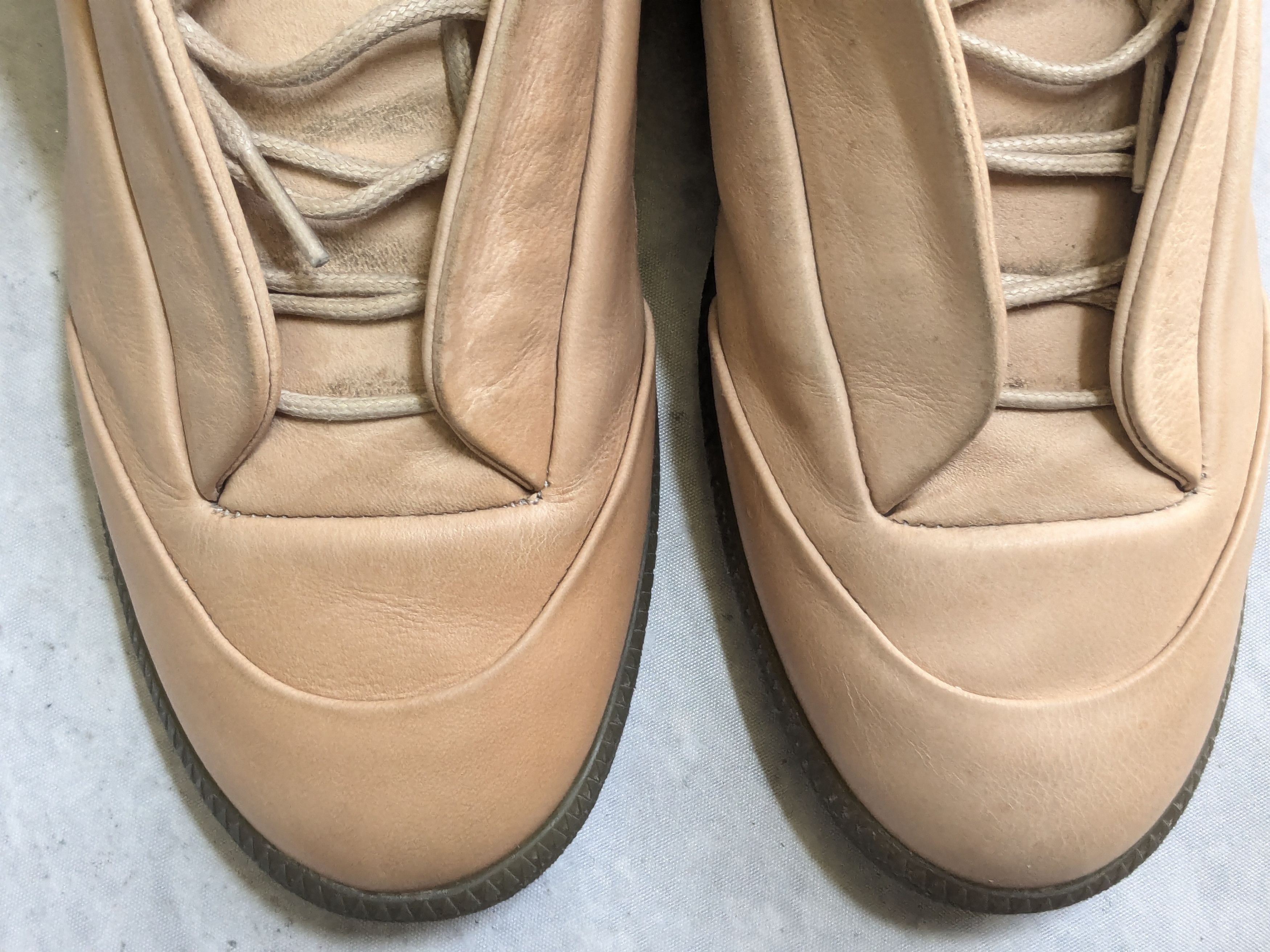 Maison Margiela Maison Margiela Future 10 43 High Tops Leather Gum Size US 10 / EU 43 - 3 Thumbnail