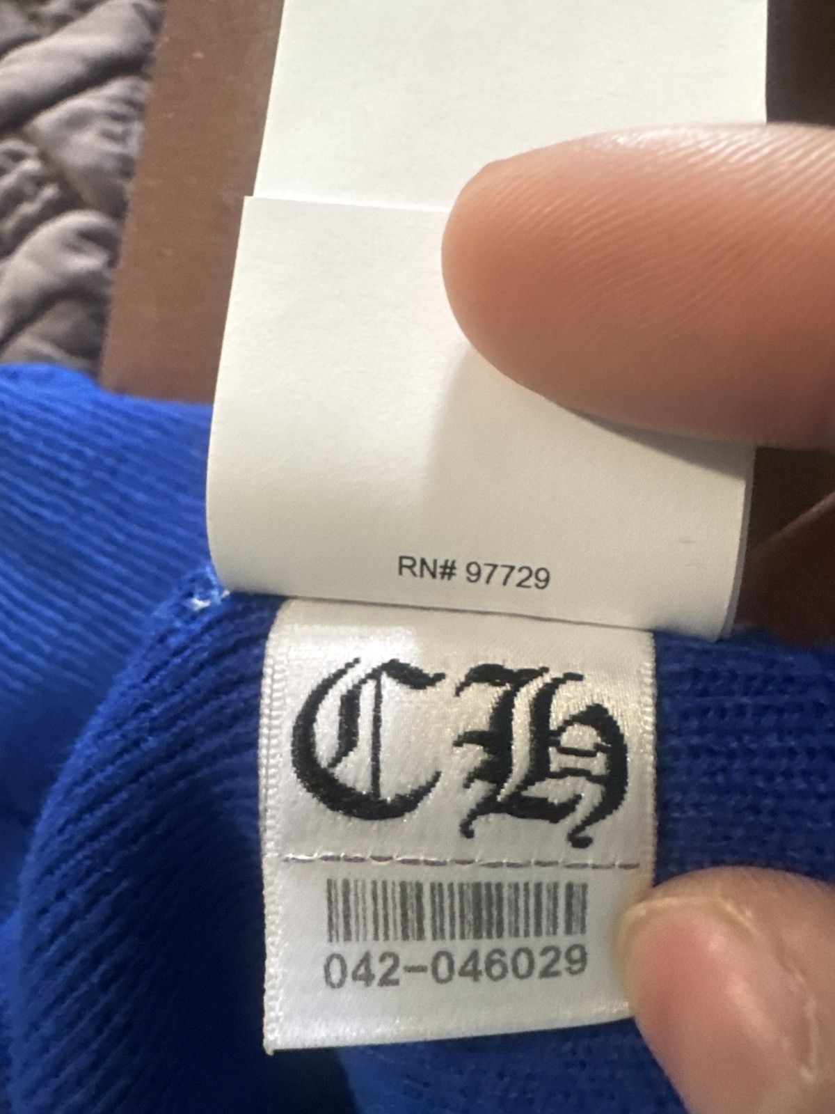Chrome Hearts Chrome Hearts Watch Beanie Blue Size ONE SIZE - 4 Thumbnail