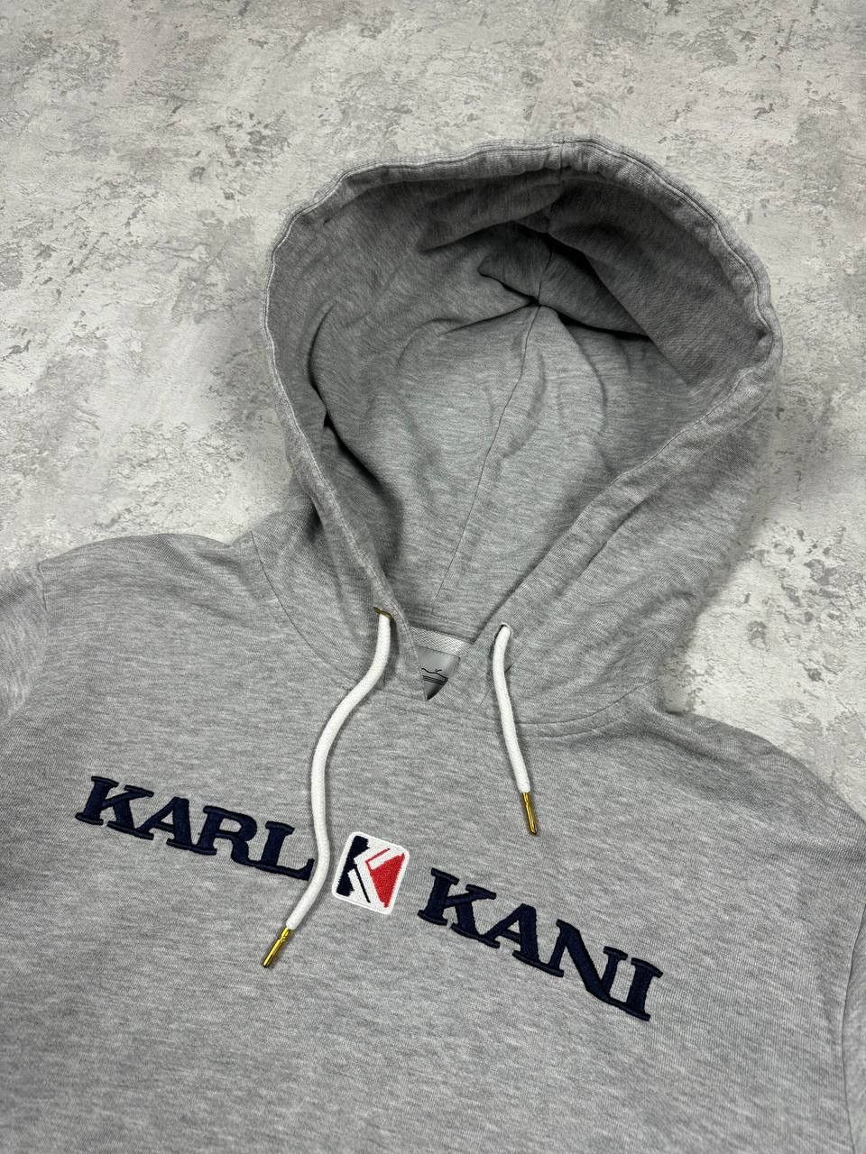 Karl Kani Vintage Y2K Karl Kani Gray Hoodie Big Embroidered Logo Size US M / EU 48-50 / 2 - 6 Thumbnail