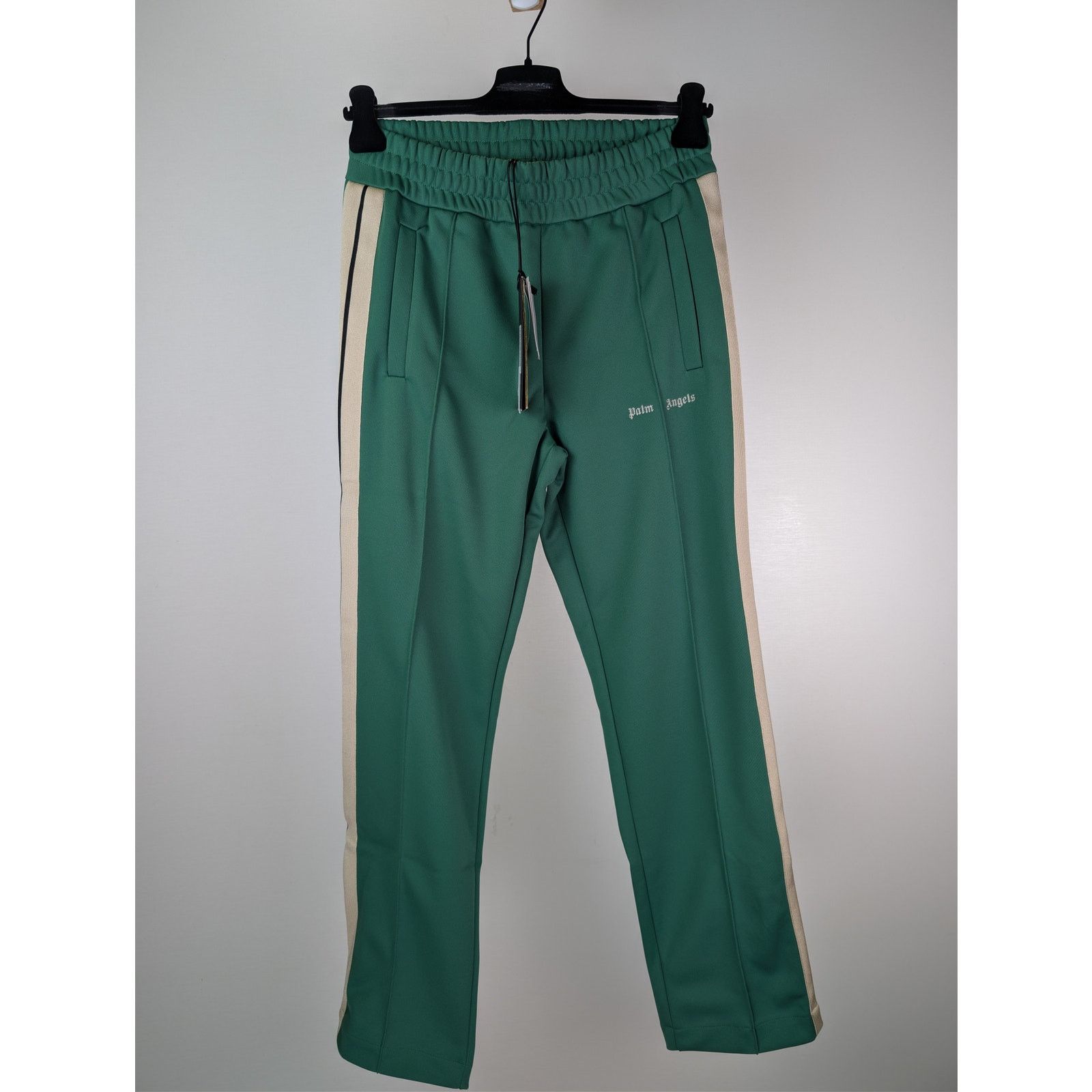 Palm Angels o1rshd1 Classic Logo Track Pants in Forest Green Size US 38 / EU 54 - 2 Thumbnail
