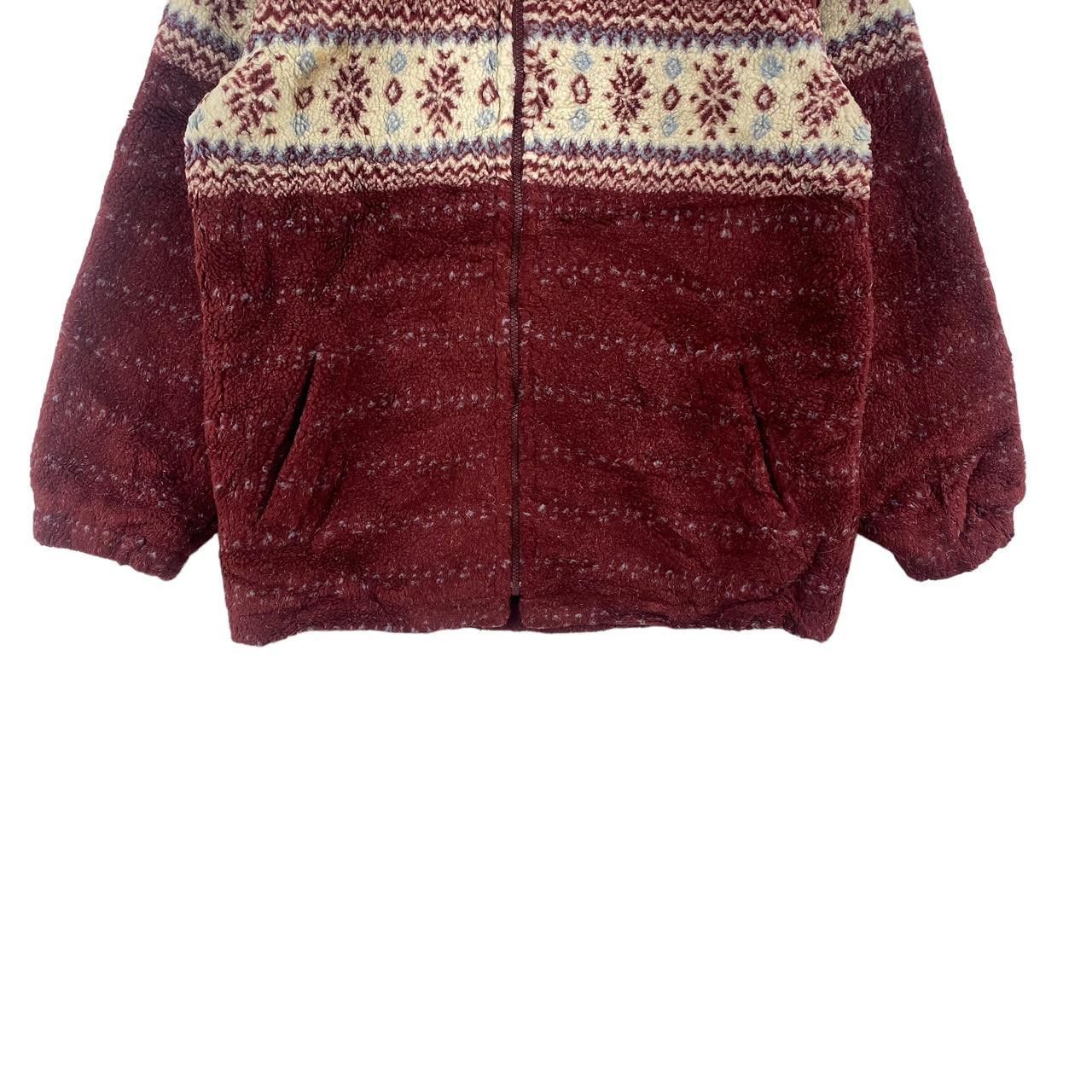 Other OMMAR JEANS NAVAJO Aztec Deep Pile Sherpa Fleece Jacket Size US L / EU 52-54 / 3 - 4 Thumbnail