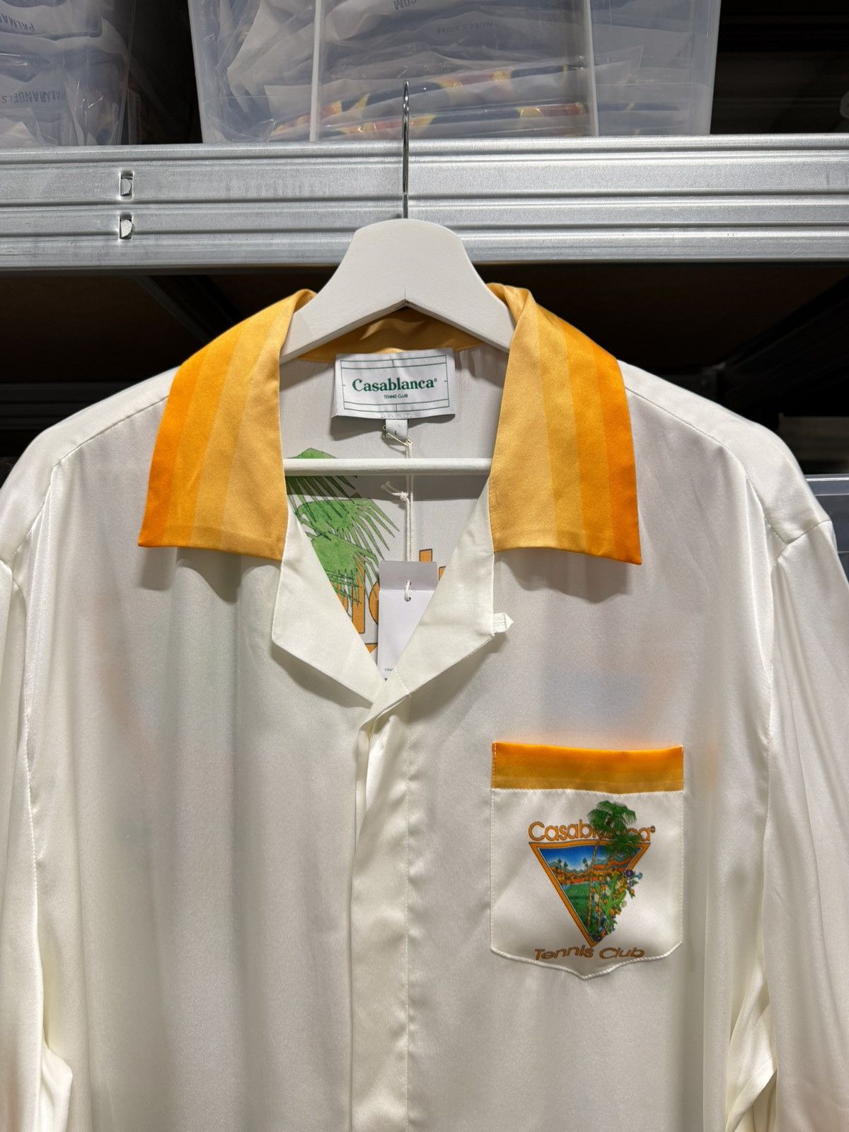 Casablanca Casablanca Tennis Club Silk Shirt NEW 1100$ Size US L / EU 52-54 / 3 - 4 Thumbnail