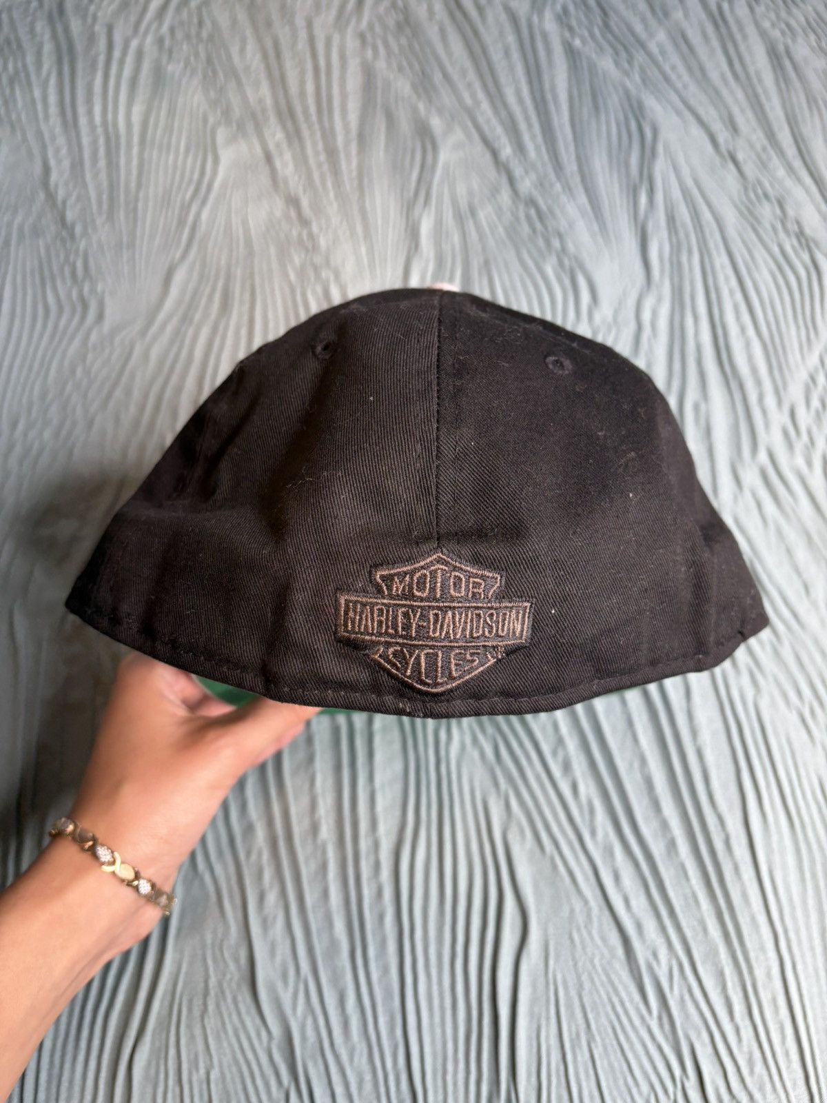 Harley Davidson Harley-Davidson x New Era 59Fifty #1 Fitted Hat “Black/Gray” Size ONE SIZE - 3 Thumbnail
