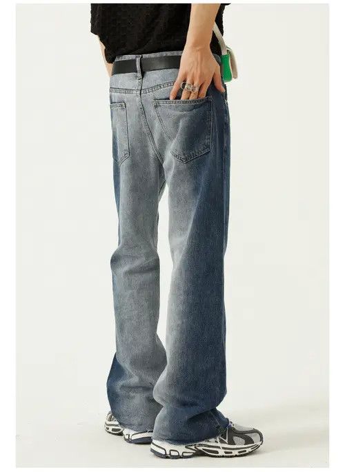 Other Men's tie-dye gradient flared casual jeans Size US 32 / EU 48 - 7 Thumbnail