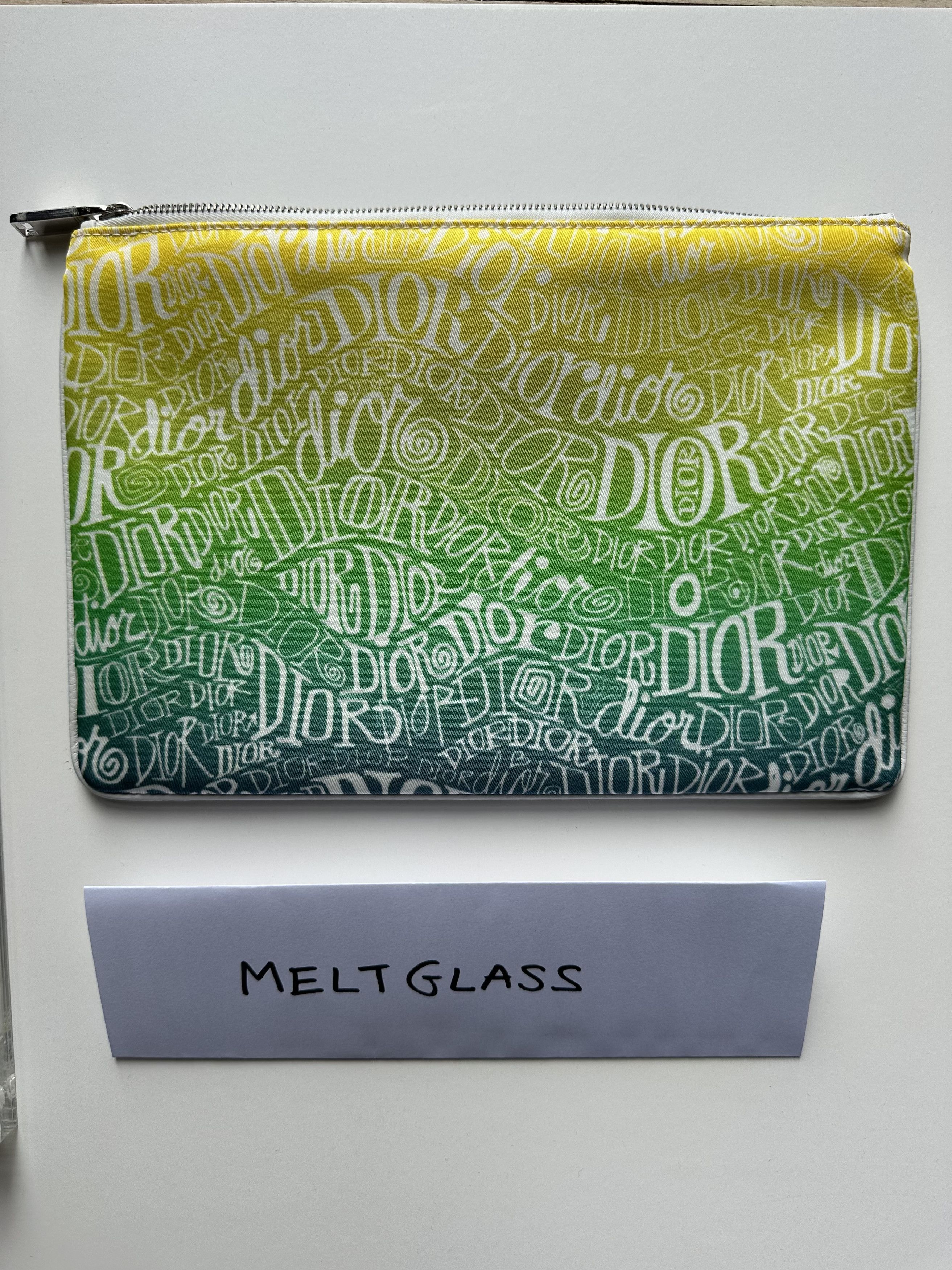 Dior Shawn Stüssy x Dior Men's Kim Jones Fan & Pouch 2020 Size ONE SIZE - 9 Thumbnail