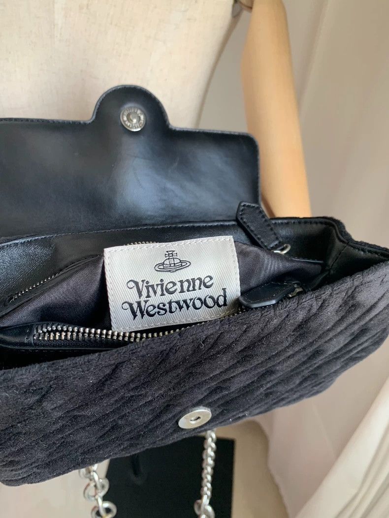 Vivienne Westwood Vivienne Westwood Saturn black velvet lightning flip cover Size ONE SIZE - 9 Thumbnail