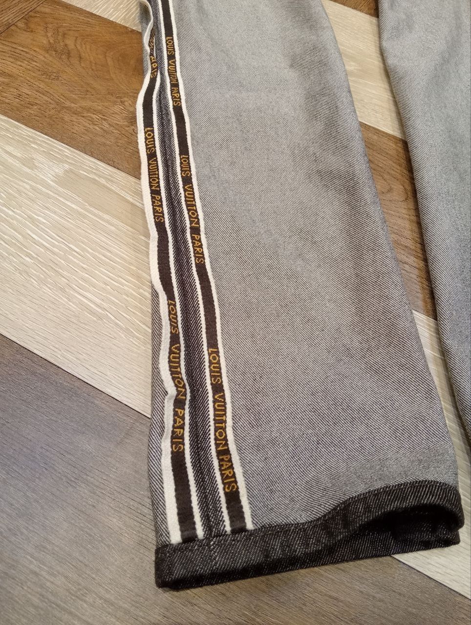 Louis Vuitton LUXURY LOUIS VUITTON COMBINE WOOL COTTON SELVEDGE PANTS Size US 34 / EU 50 - 16 Thumbnail