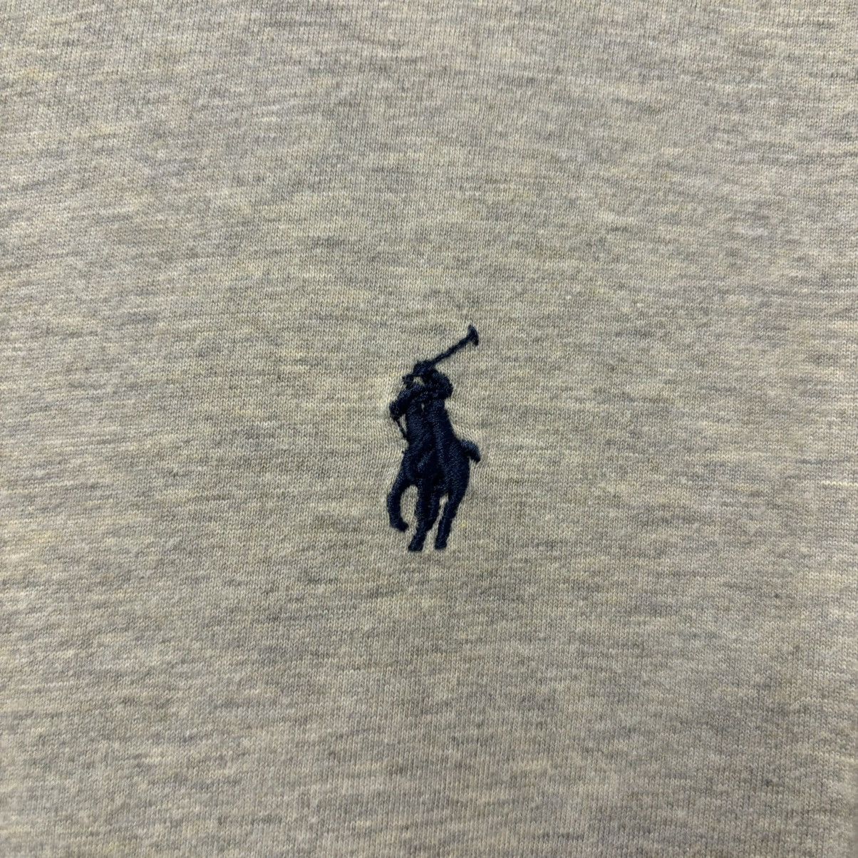 Polo Ralph Lauren × Ralph Lauren vintage longsleeve Polo Ralph Lauren gray long sleeve logo Size US XL / EU 56 / 4 - 3 Thumbnail