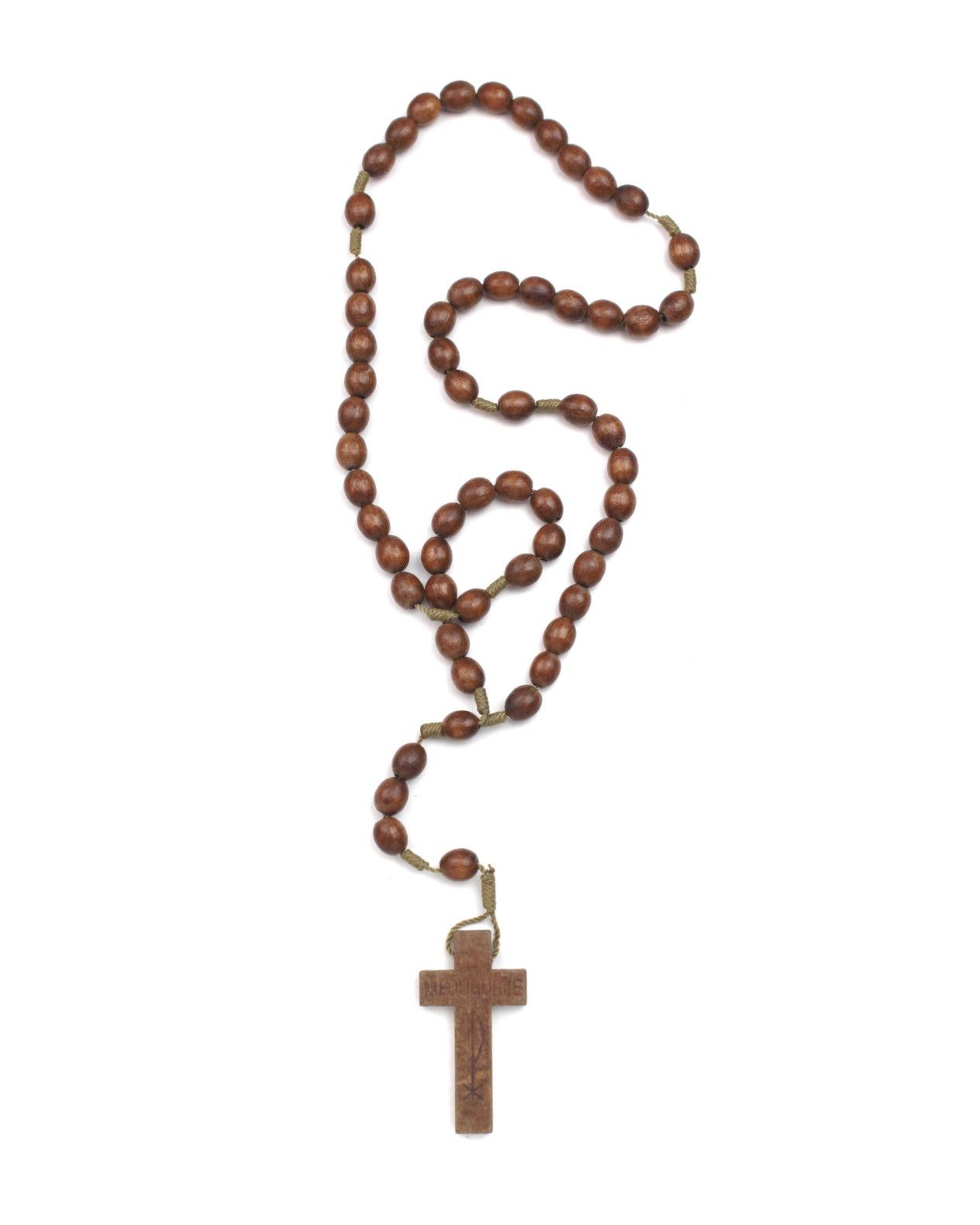 If Six Was Nine 1990S CHI-RHO (☧) MEDUGORJE PILGRIMAGE ROSARY BEADS NECKLACE Size ONE SIZE - 1 Thumbnail