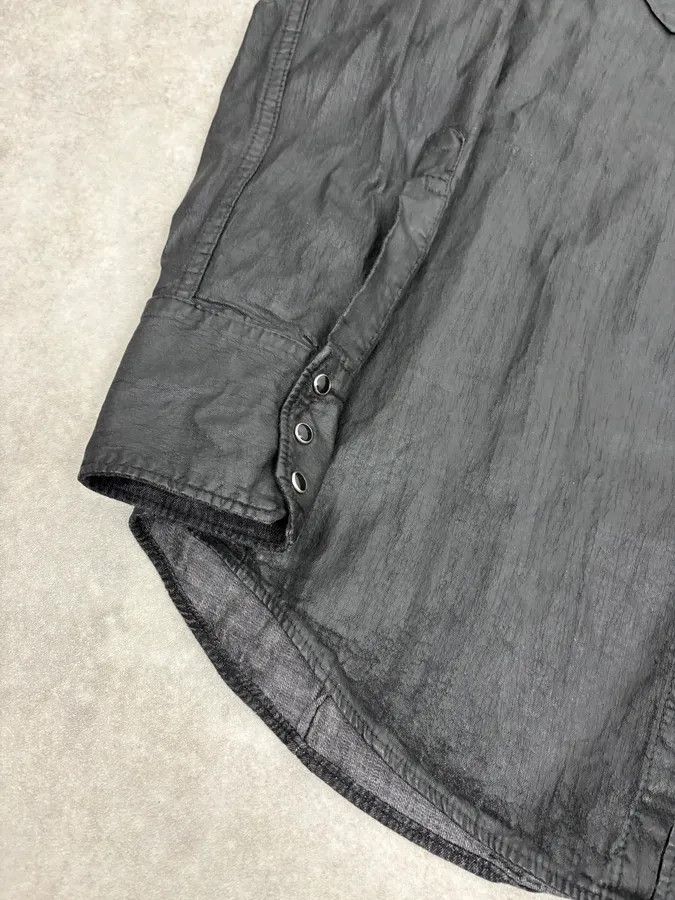 Dsquared2 AW2016 Dsquared2 Black Waxed Shirt Size US M / EU 48-50 / 2 - 8 Thumbnail