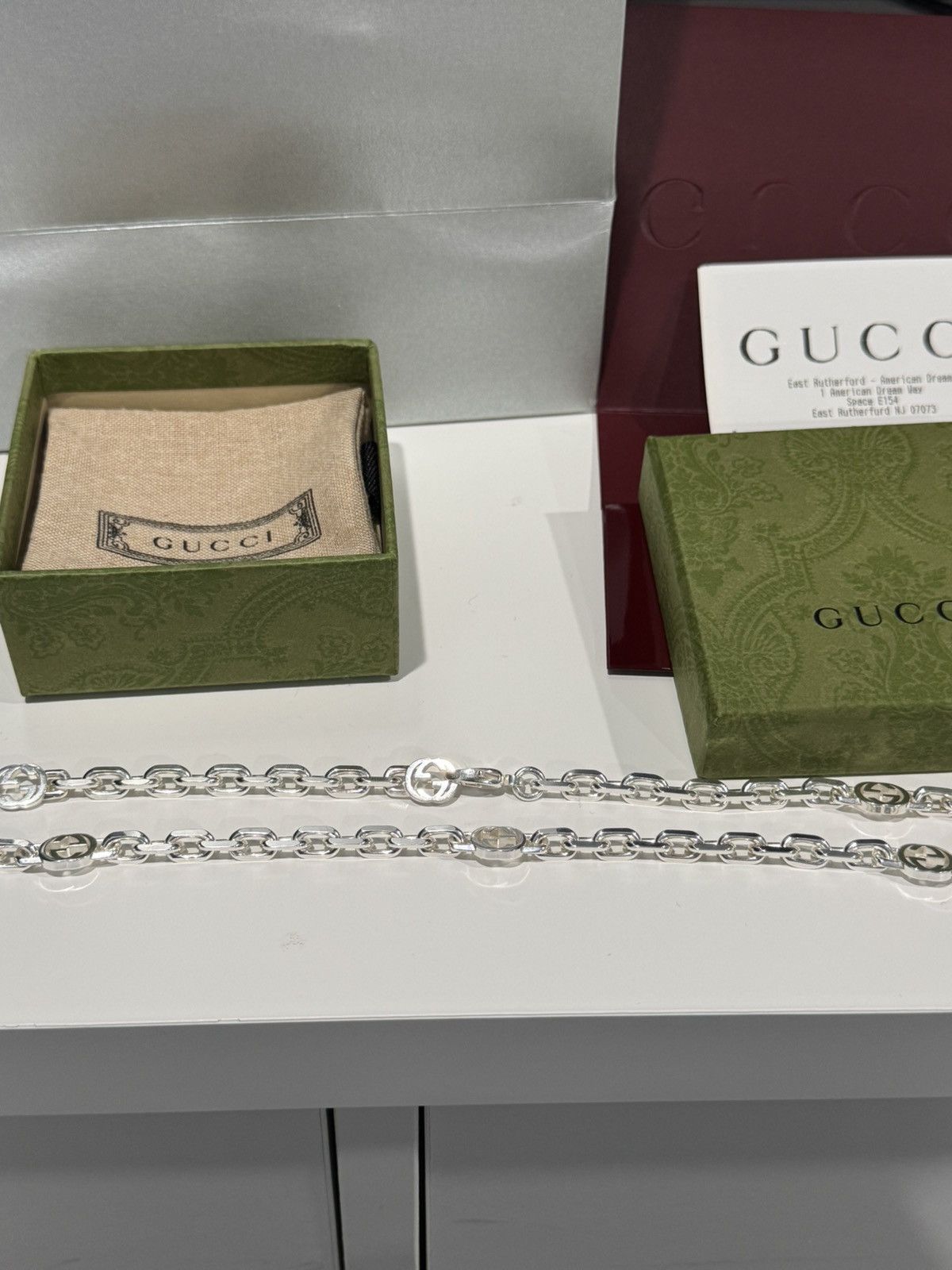 Gucci GUCCI INTERLOCKING CHAIN NECKLACE Size ONE SIZE - 1 Thumbnail