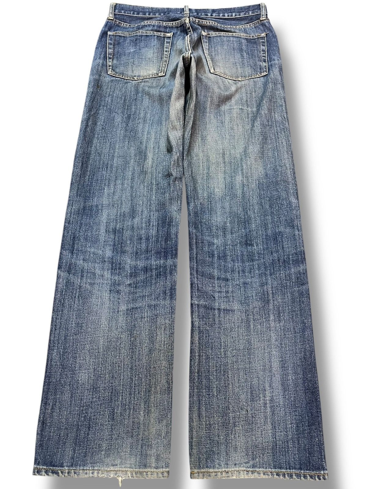 Uniqlo Vintage Uniqlo Mudwash Whiskers Denim Size US 31 - 5 Thumbnail