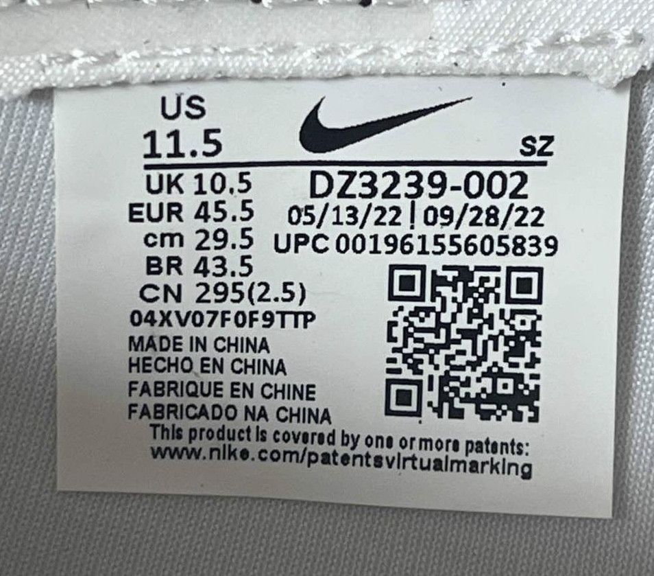 CLOT × Nike Nike x Clot "Clotez" Size US 11.5 / EU 44-45 - 6 Thumbnail