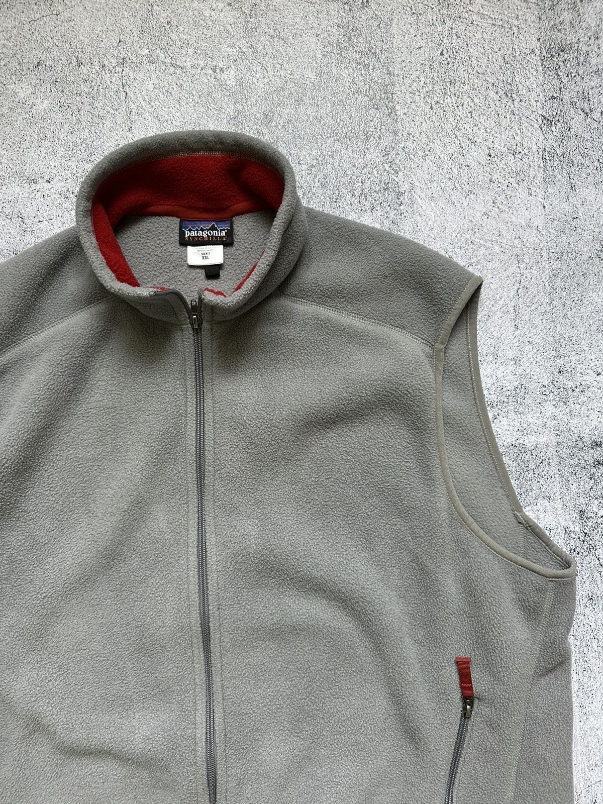 Patagonia Vintage Patagonia Synchilla Vest Oversize Fit Grey Outdoor Size US XL / EU 56 / 4 - 3 Thumbnail